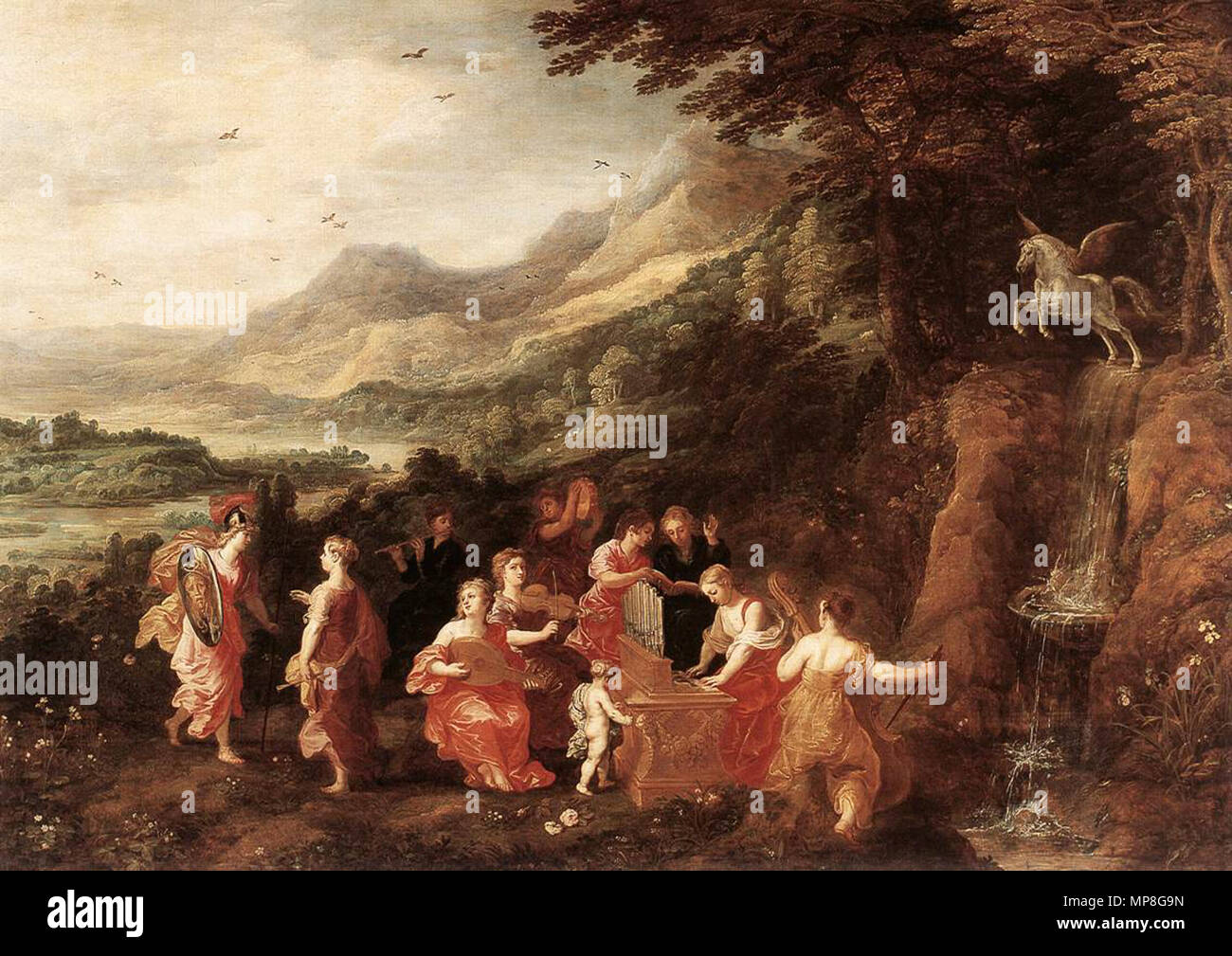 Helicon oder Minerva's Besuch der Musen erste Hälfte des 17