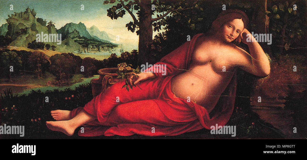 . Rhea Silvia. ca. 1520-1525. 882 Melzi 3593 Stockfoto