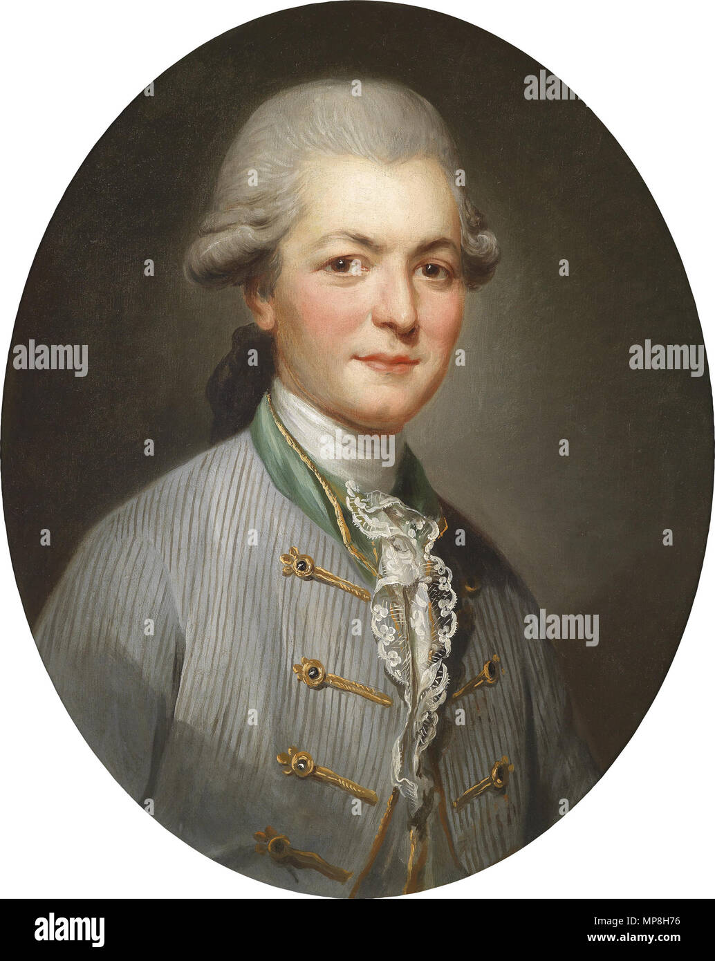. English: Porträt des Grafen Charles Joseph de Pallu (1753-1823), Oberst der königlichen Garde, Öl auf Leinwand, 60 x 48 cm; Provenienz: Château des Lettiers (nach 1823). 18. Joseph Ducreux (1735-1802) Alternative Namen Joseph Creux; Giuseppe Ducreux; Joseph Greux; Joseph, Baron Ducreux; Ducreux Beschreibung Französisch Portrait Maler Geburtsdatum / Tod 26. Juni 1735 vom 24. Juli 1802 Ort der Geburt / Tod Nancy, Frankreich Saint-Denis, Frankreich Standort Paris ( - 1768), Wien (1769), Paris (1770), London (1791) Kontrolle: Q 1378831 VIAF: 61719492 ISNI: 0000 0000 7976 Stockfoto