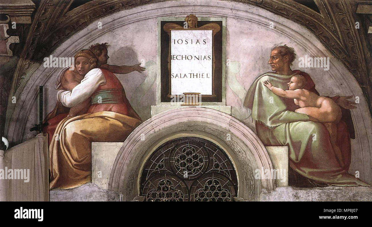 . Englisch: Fresko von Michelangelo in der Sixtinischen Kapelle im Vatikan malte zwischen 1508 bis 1512. 1508 bis 1512. Michelangelo Buonarroti Alternative Namen Michelangelo di Lodovico Buonarroti Simoni Français: Michel-Ange Polski: Michał Anioł Datum der Geburt / Tod vom 6. März 1475 18. Februar 1564 Ort der Geburt / Todes English: Caprese Michelangelo bei Arezzo Français: Caprese, au Nord d'Arezzo en Toscane Italiano: Caprese (Gemeinde di Arezzo, Toskana) Polski: Caprese (prowincja Toskanii (Arezzo) Wir Włoszech) Rom arbeiten Zeitraum Français: Renaissance Arbeitsort English: Florenz, Rom, Stockfoto