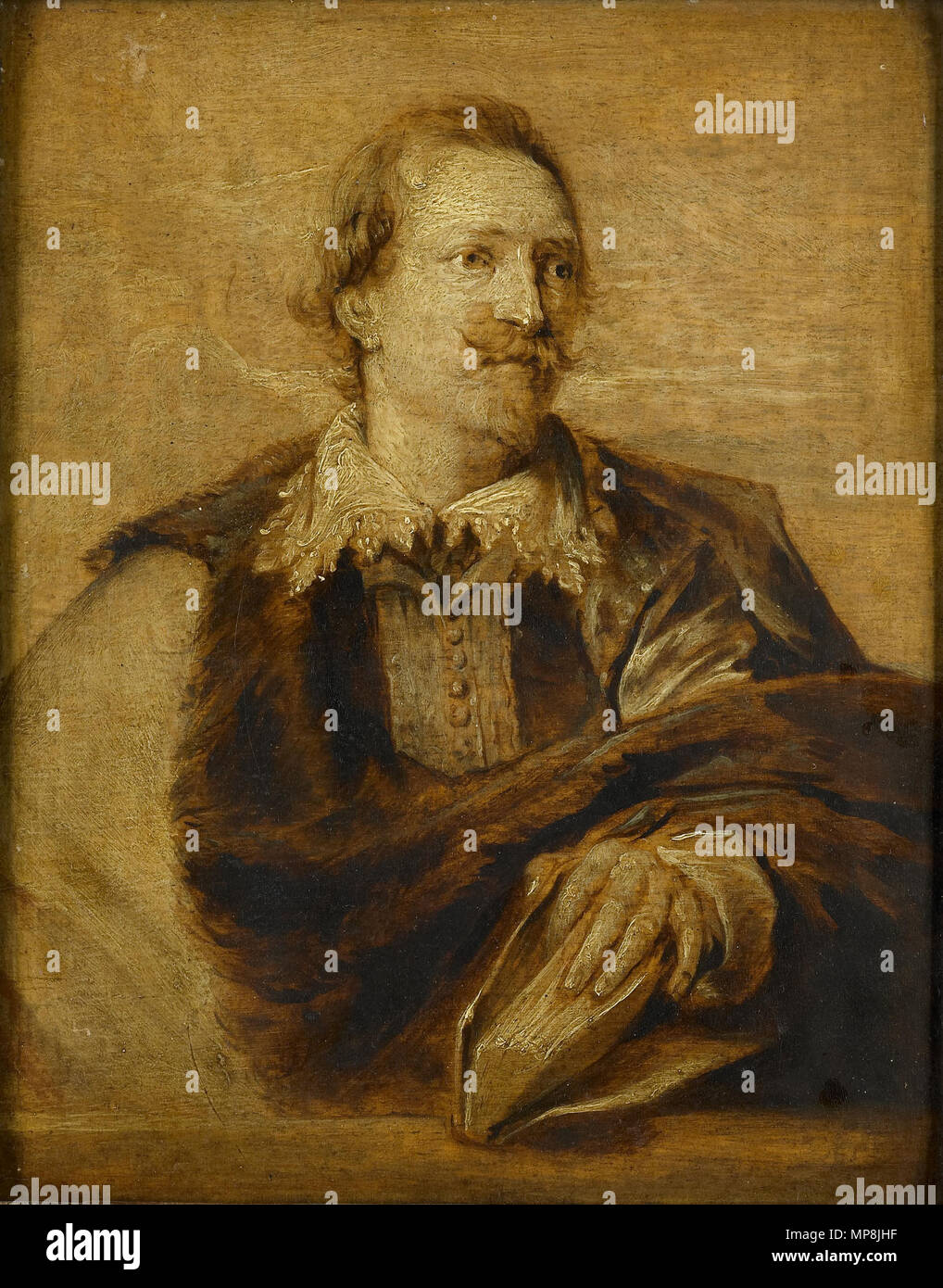 Opnamedatum 2004-23-09 Portrait von Jan Caspar Gevaerts (1593-1666), Jurist, Historiker, Philosoph und Dichter zwischen 1630 und 1660. 1273 Workshop von Anthony van Dyck 002 Stockfoto