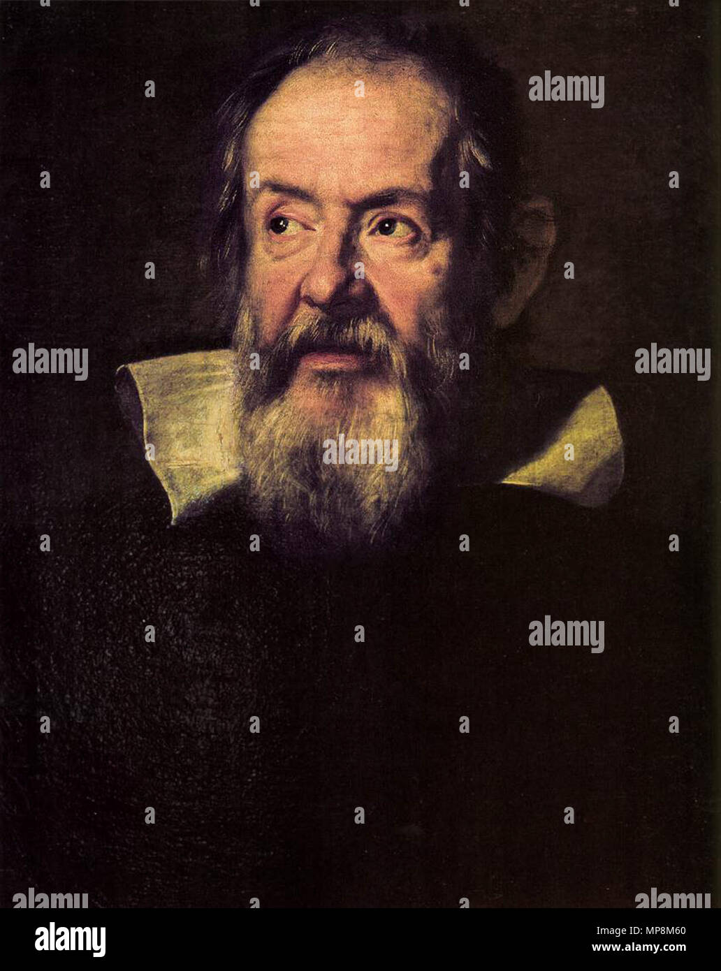 Portrait von Galileo Galilei 1636. 753 Justus Sustermans-Portrait von Galileo Galilei - WGA 21972 Stockfoto