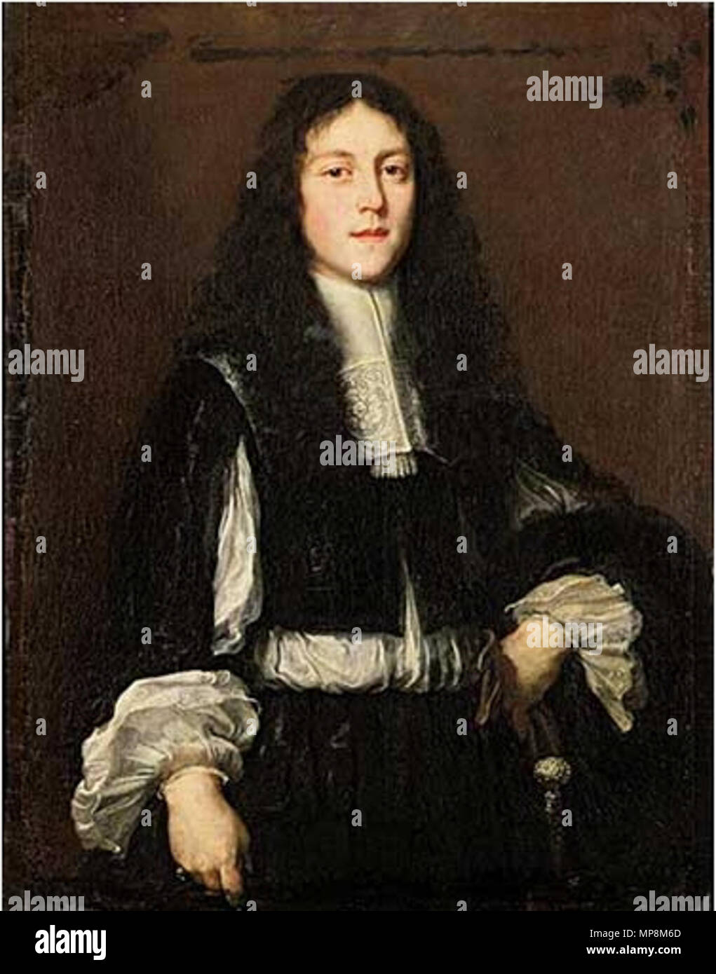 . Porträt eines jungen Mannes. 17. Jahrhundert. Justus Sustermans (1597 - 1681) Alternative Namen Justus Susterman, Justus Sutterman, Justus Suttermans Beschreibung flämischen Maler, Zeichner, Grafiker und Miniaturisten Datum der Geburt / Tod 28. September 1597 23. April 1681 Ort der Geburt / Todes Antwerpen Florenz Arbeit Periode von 1609 bis 1681 Standort Antwerpen (1609-1616), Paris (1616-1619), Florenz (zwischen ca. 1620 und ca. 1681) Kontrolle: Q 974195 VIAF: 44338265 ISNI: 0000 0000 6631 2710 ULAN: 500022236 LCCN: Nr 2003005370 WGA: Justus SUSTERMANS WorldCat 753 Justus S Stockfoto