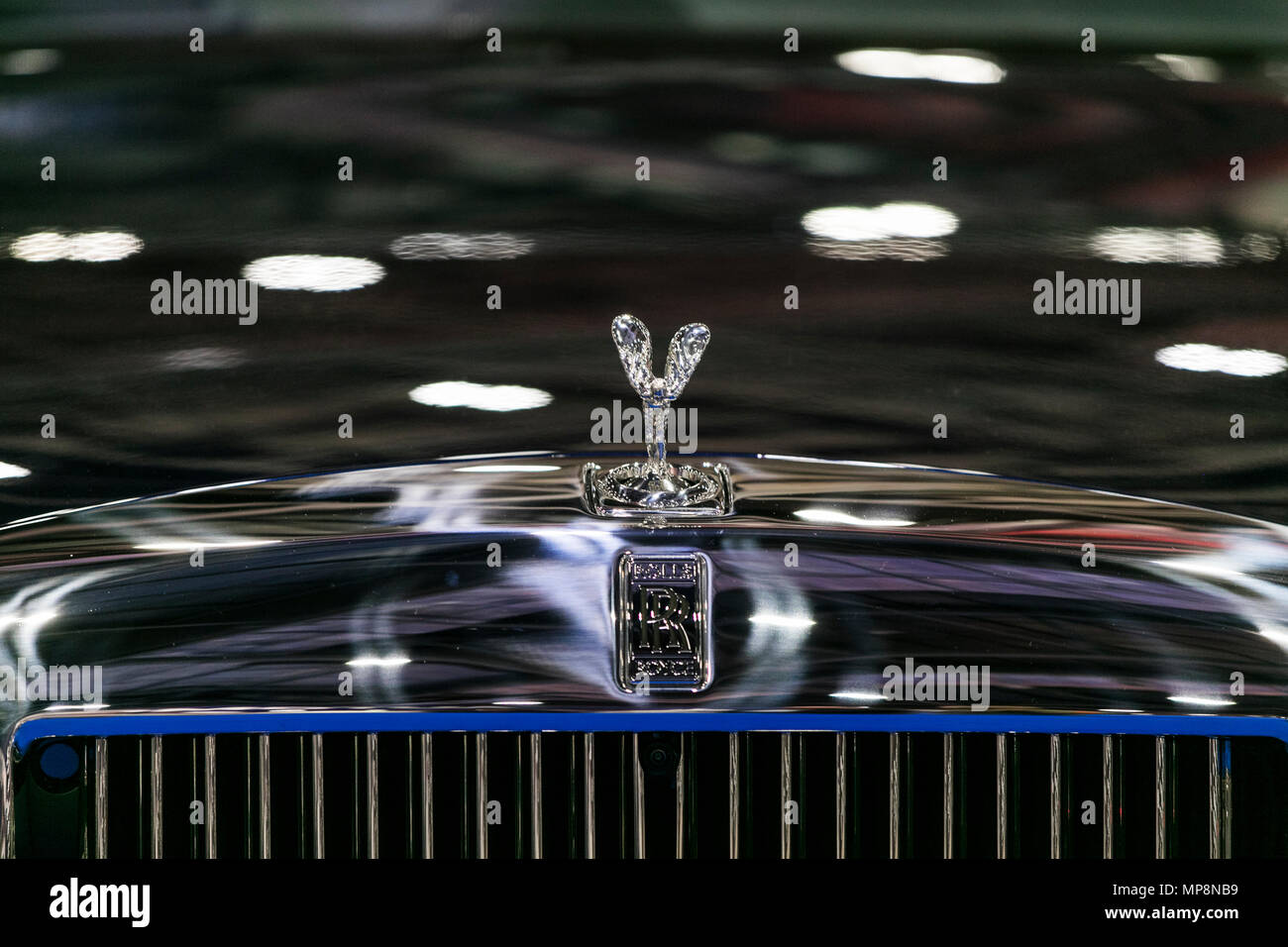 LONDON, UK, 18. MAI 2018: Rolls Royce Auto am confused.com London Motor Show im Excel Convention Center. Die Show ist der größte britische automot Stockfoto