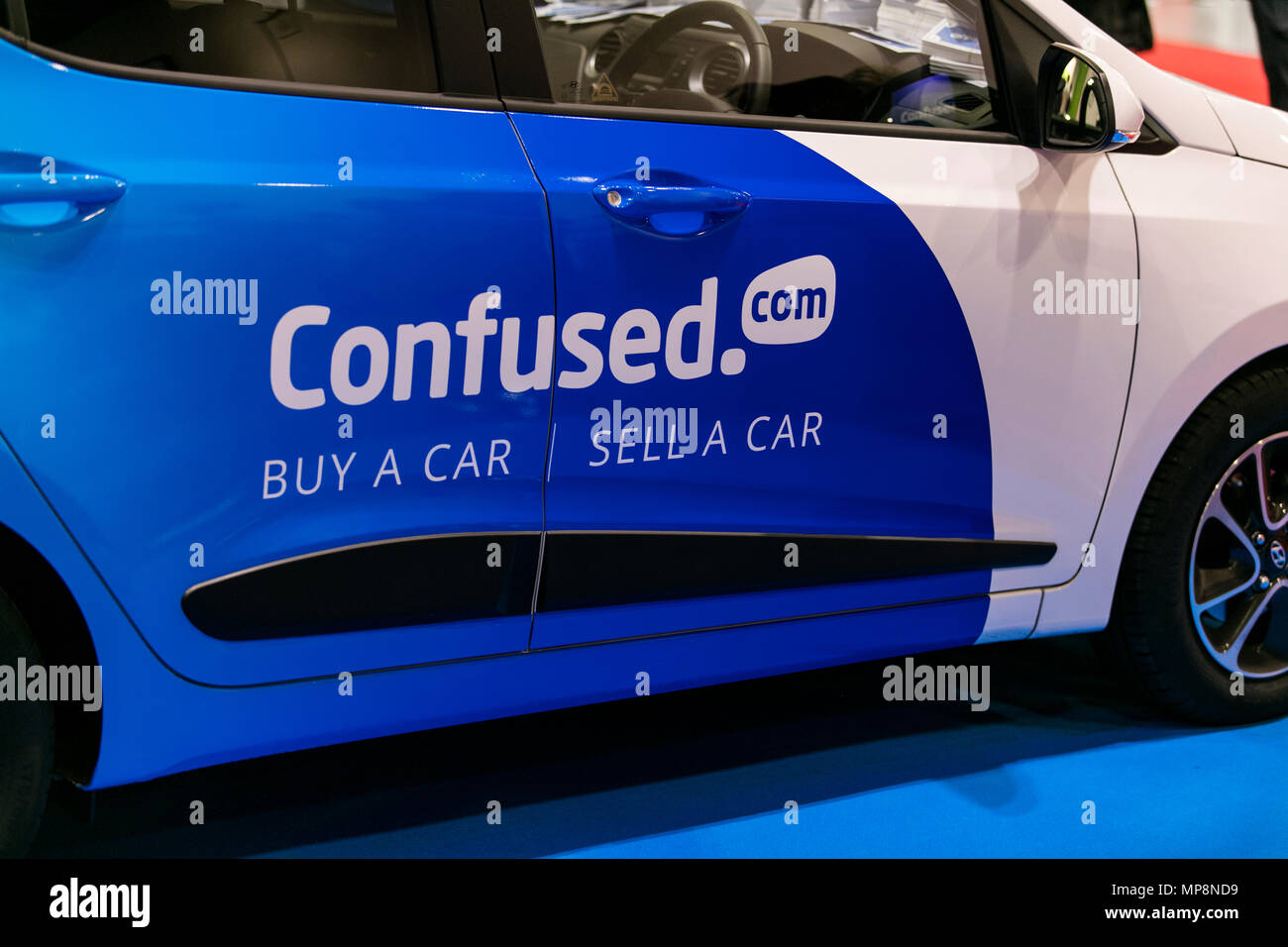 LONDON, UK, 18. Mai 2018: Die confused.com London Motor Show im Excel Convention Center. Die Show ist der größte britische Automobil Handel Veranstaltung Stockfoto