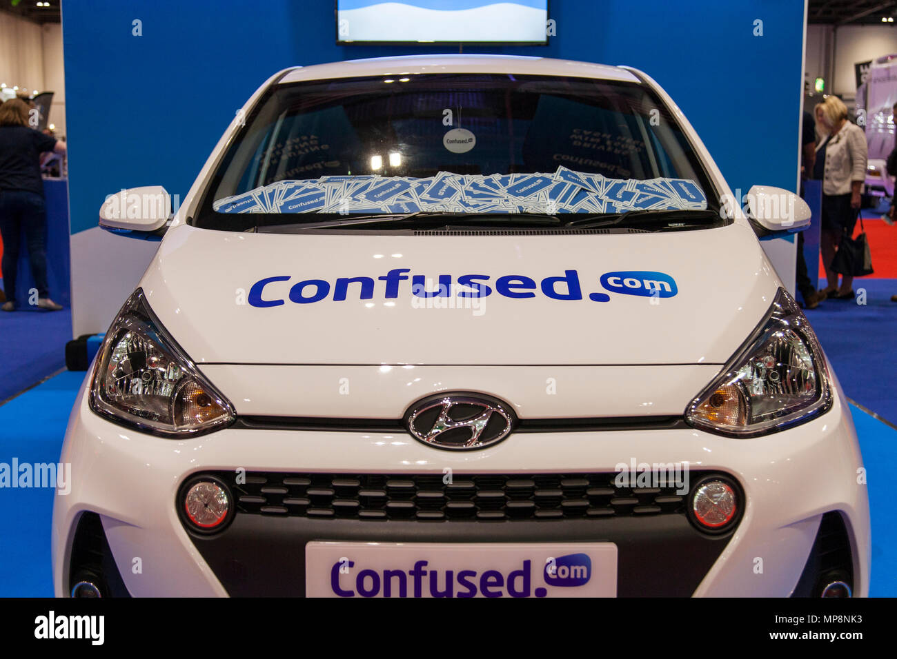 LONDON, UK, 18. Mai 2018: Die confused.com London Motor Show im Excel Convention Center. Die Show ist der größte britische Automobil Handel Veranstaltung Stockfoto