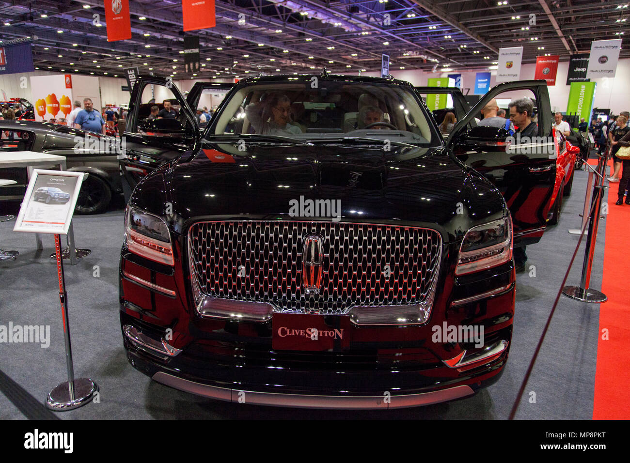 LONDON, UK, 18. MAI 2018: Lincoln Auto am confused.com London Motor Show im Excel Convention Center. Die Show ist der größte britische Automotive Stockfoto