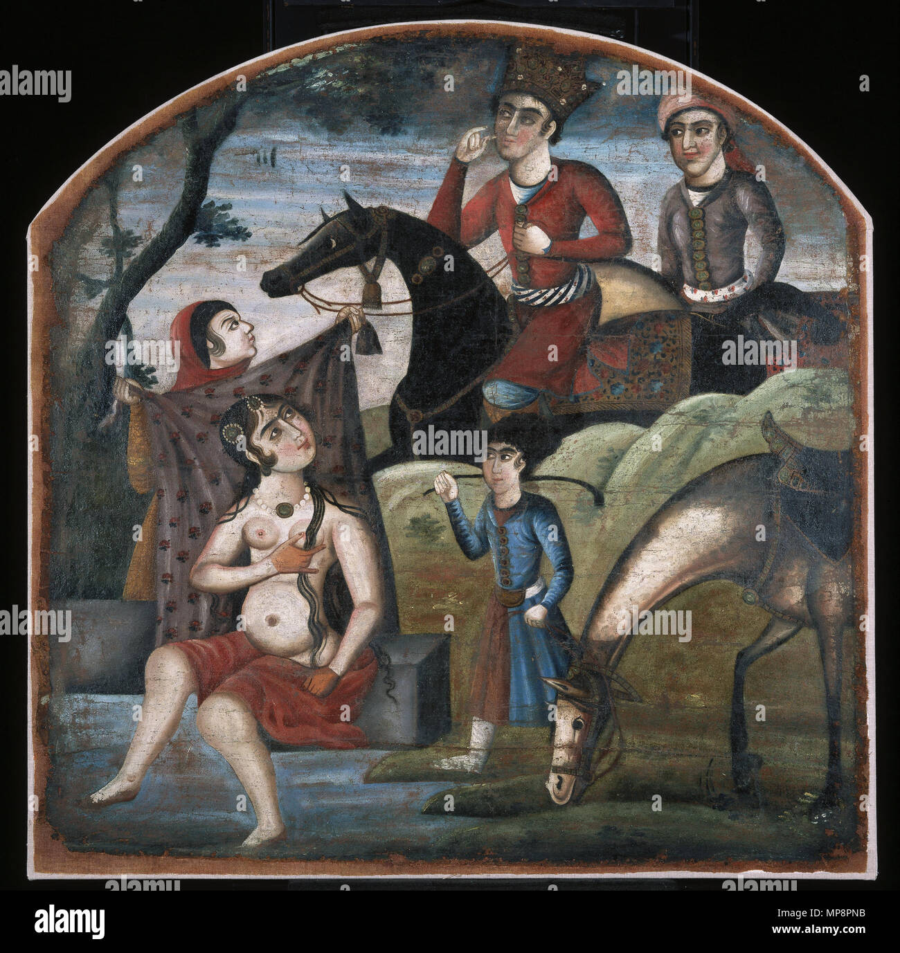 Poetry entdeckt Shirin Baden, Aus bildlichen Zyklus von acht Poetische Themen, die Mitte des 18. 764 Literature entdeckt Shirin Baden, Aus bildlichen Zyklus von acht Poetische Themen - Google Kunst Projekt Stockfoto