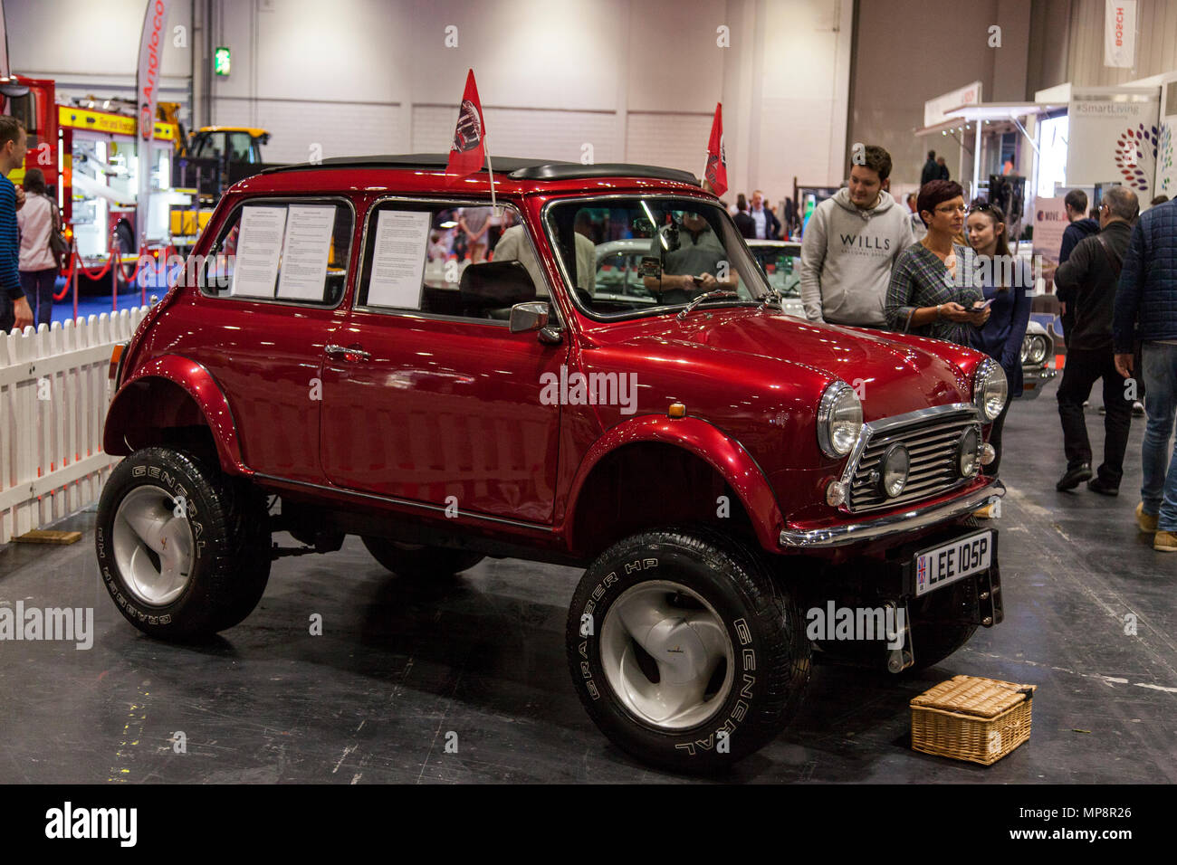 LONDON, UK, 18. Mai 2018: Eine benutzerdefinierte mini Am confused.com London Motor Show im Excel Convention Center. Die Show ist der größte britische Automotive Stockfoto