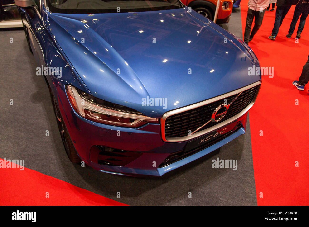 LONDON, UK, 18. MAI 2018: Nahaufnahme eines Volvo Auto am confused.com London Motor Show im Excel Convention Center. Die Show ist der größte BRITISCHE Stockfoto