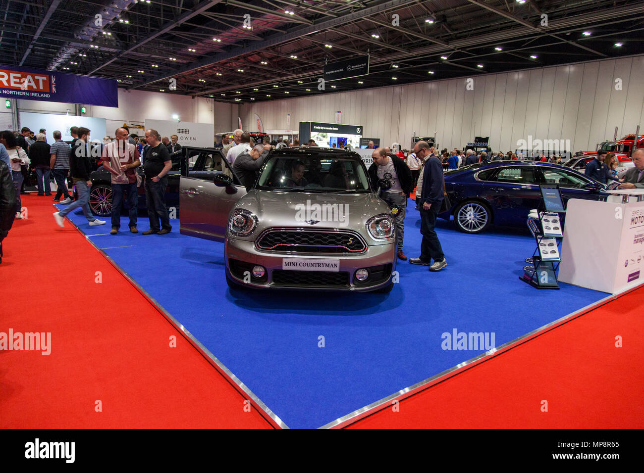 LONDON, UK, 18. Mai 2018: Die confused.com London Motor Show im Excel Convention Center. Die Show ist der größte britische Automobil Handel Veranstaltung Stockfoto