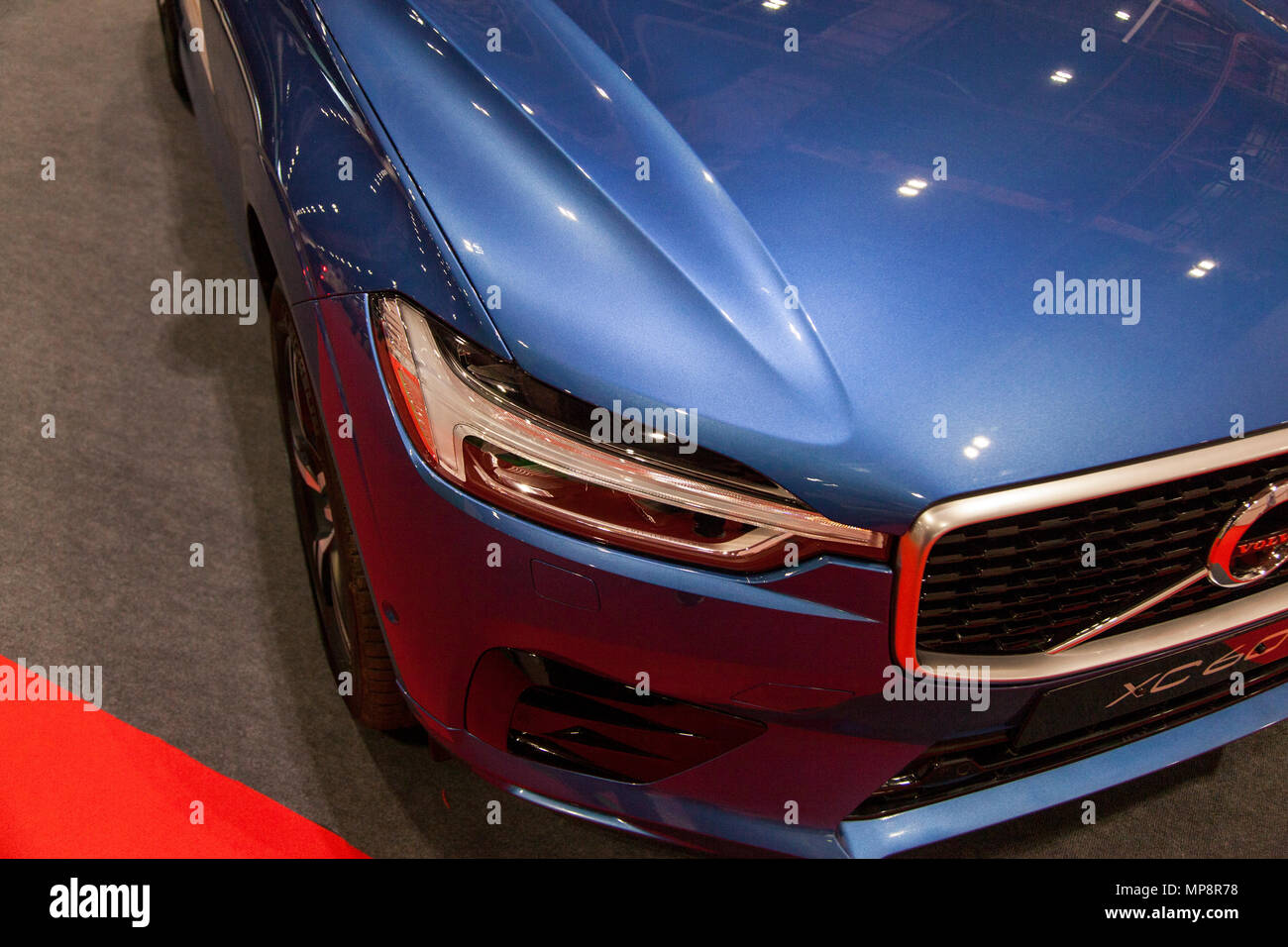 LONDON, UK, 18. MAI 2018: Nahaufnahme eines Volvo Auto am confused.com London Motor Show im Excel Convention Center. Die Show ist der größte BRITISCHE Stockfoto