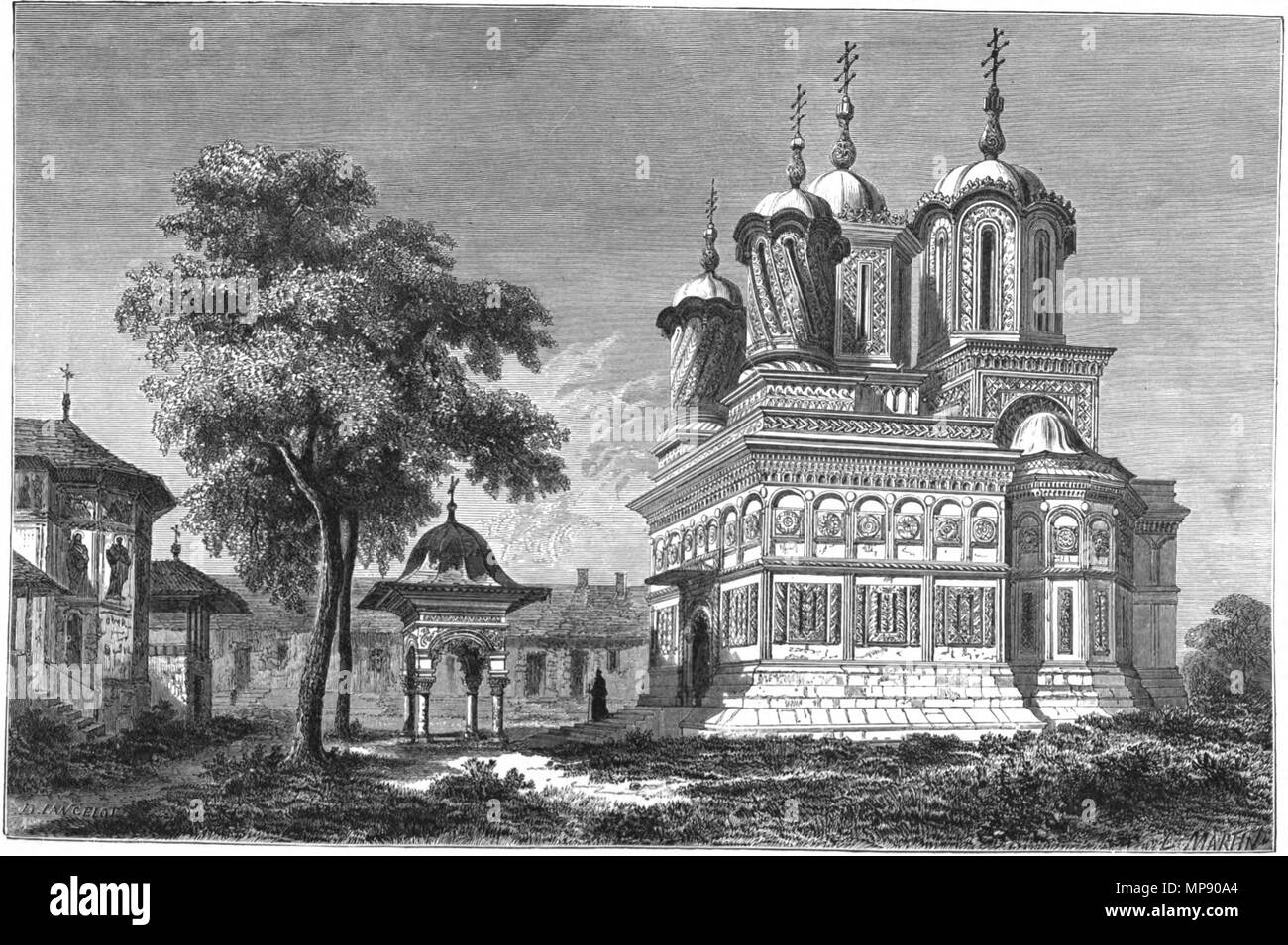 790 Lancelot - argeș Kloster Stockfoto