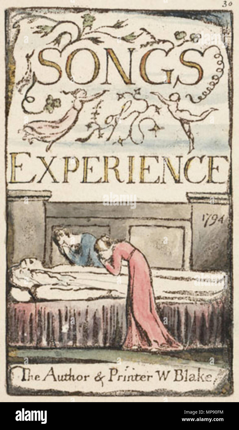 . Englisch: Lieder der Unschuld und Erfahrung, kopieren N, 1795 (Henry E. Huntington Bibliothek und Kunstgalerie) 1-29 100 Erfahrung Titel. 10 Juli 2007, 08:27:49. William Blake (1757 - 1827) Alternative Namen W. Blake; Uil" iam Bleik Beschreibung britische Maler, Dichter, Schriftsteller, Theologe, Sammler und Graveur Geburtsdatum / Tod 28. November 1757 12. August 1827 Ort der Geburt / Todes Broadwick Street Charing Cross Standort London Authority control: Q 41513 VIAF: 54144439 ISNI: 0000 0001 2096 135 X ULAN: 500012489 78095331 LCCN: n NLA: 35019221 WorldCat Kategorie: William Blake Stockfoto