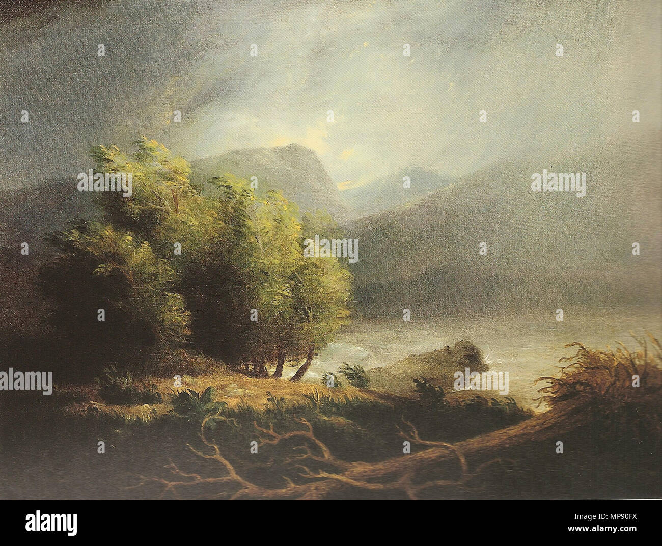 . Englisch: Landschaft C. 1830 Öl auf Leinwand 64,8 x 80 cm Private Collection. 29 März 2013, 14:17:07. 791 Landschaft - James Peale Stockfoto