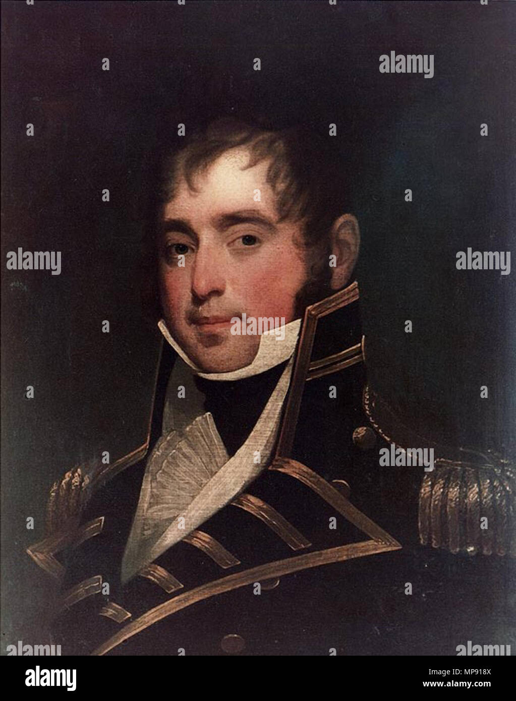 Kapitän James Lawrence, USN (1781-1813). Keine. Datum unbekannt. 795 JamesLawrenceATcommons Stockfoto