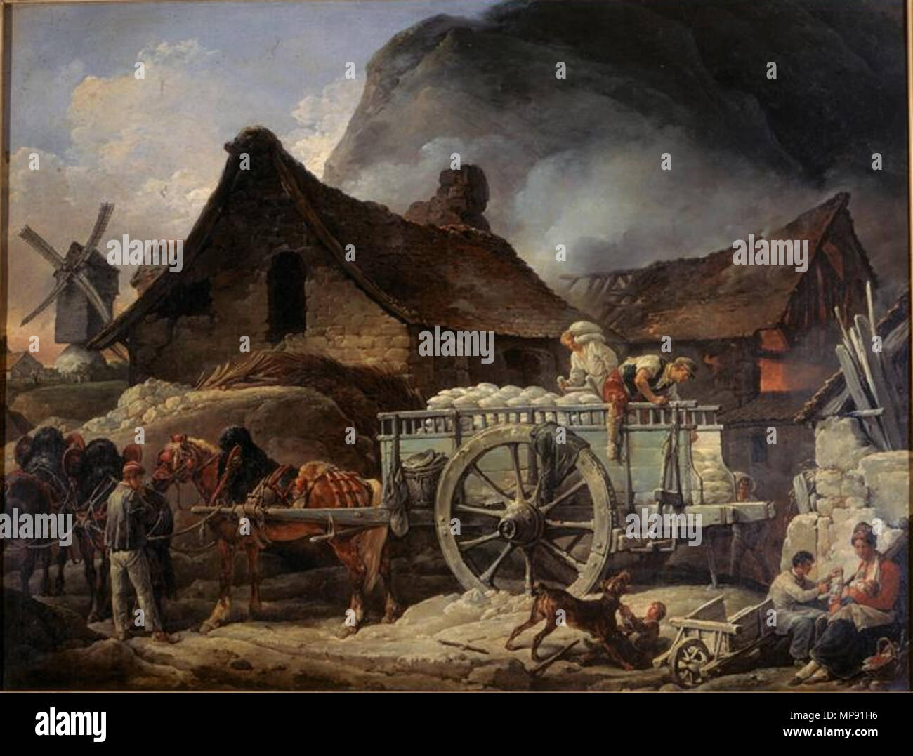 797 Le Four à Plâtre, à Montmartre - Carle Vernet-Chaalis Stockfoto