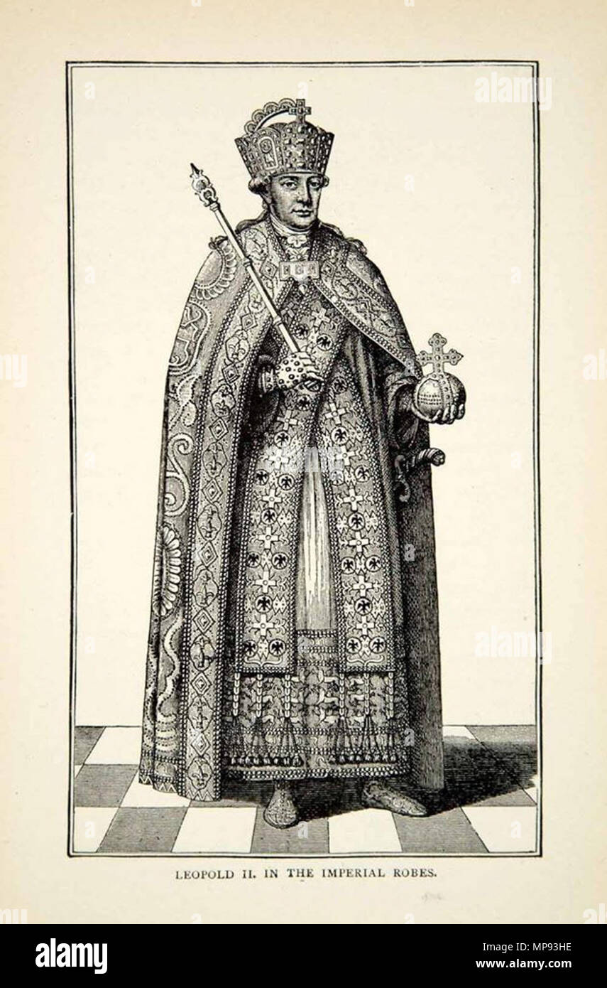 . Englisch Leopold II. in Kaiserkrönung Regalia. 1790. Unbekannt 805