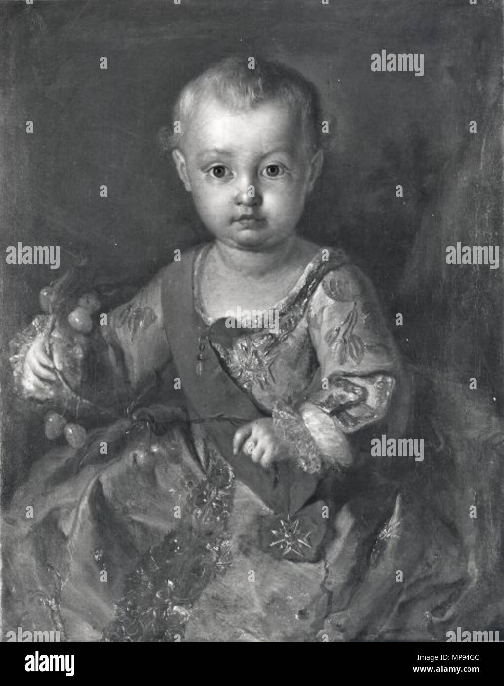 . Portrait von Prinz Ferdinand von Bourbon (1751-1825), künftigen König beider Sizilien. 1750. 809 Liani - Ferdinand IV. als Kind Stockfoto