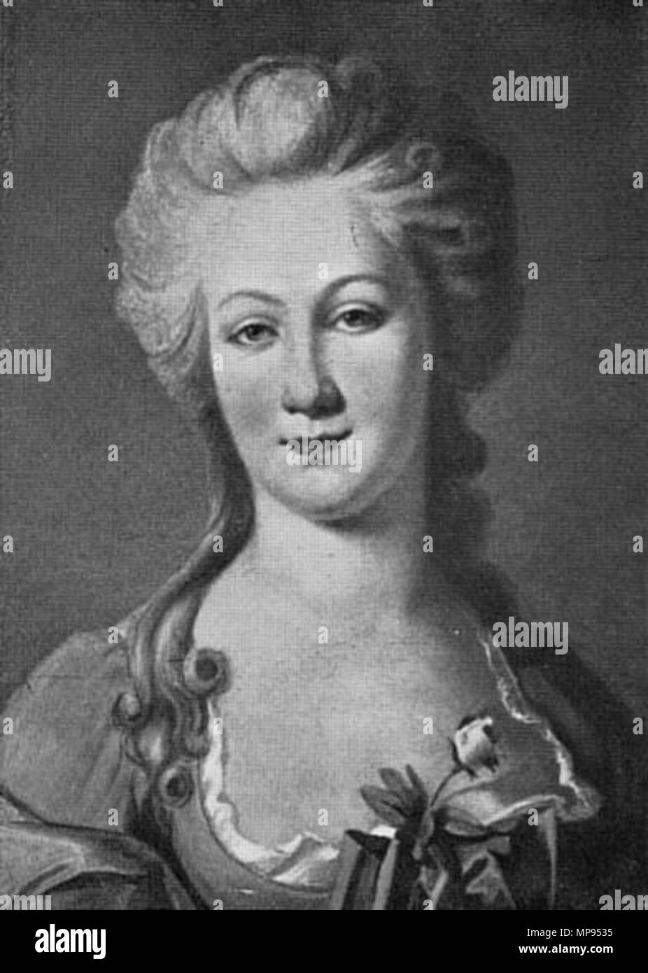 . English: Lili Schöneman (1758-1817) Goethes Verlobte. Pastellbild in Privatbesitz. Lili verlobte sich der junge Advokat Goethe zur Ostermesse 1775 / 1963 Winter gesellschaftlichen Vergnügens und Mißvergnügens. Sie war die Tochter des Bankierswitwe Schönemann, geb. d'Orville. Trotz starker gegenseitiger Zuneigung konnte Goethe das Band nicht Gürteltaschen. Spiegel Thunfischwadenfänger Liebe wurden seine Briefe ein sterben Gräfin Stolberg und seine Liligedichte. In seinem letzten Briefe eine Lili vom 14. Dezember 1807 gedachte Goethe der Tage, 'die ich unter die glücklichsten meines Lebens zähle". . Ca. 1770. 810 Stockfoto