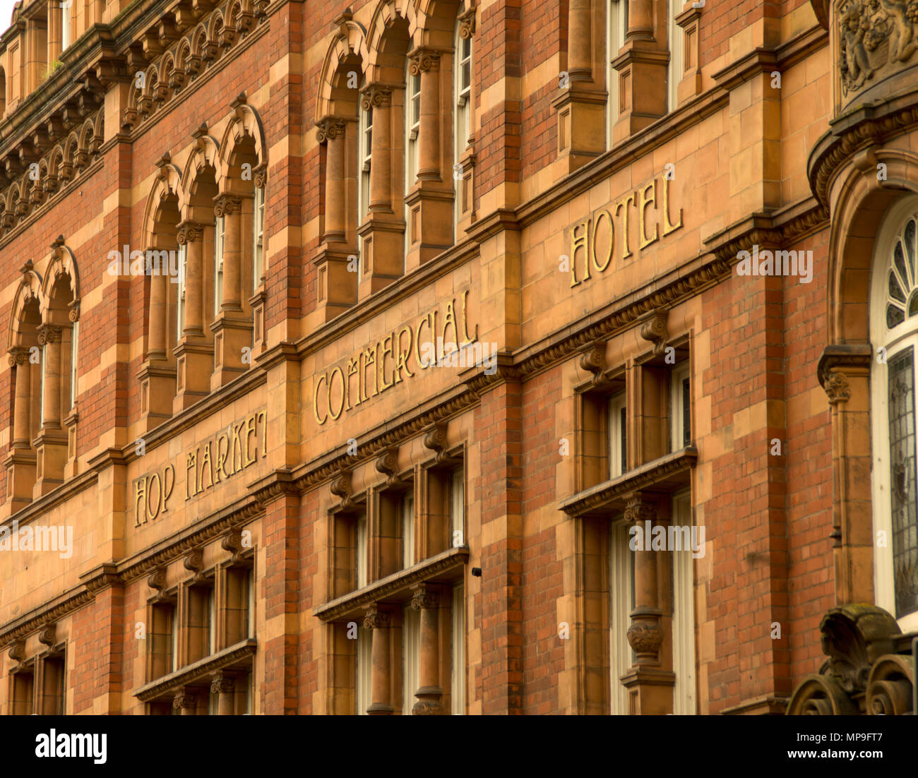 Die Hopmarket Commercial Hotel Worcester Stockfoto