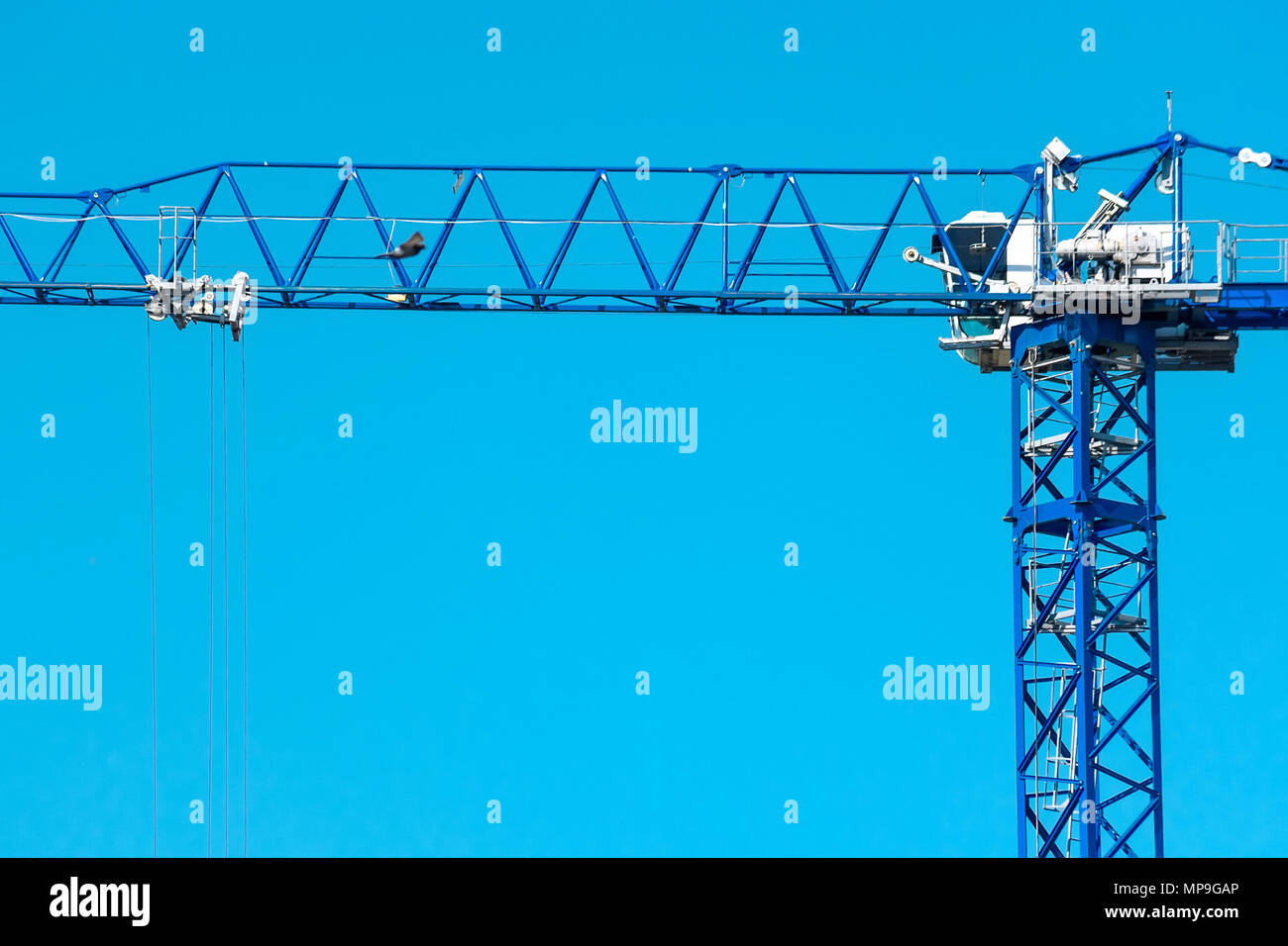 Bau kran baut neue Gebäude Stockfoto Bau kran baut neue Gebäude Stockfoto