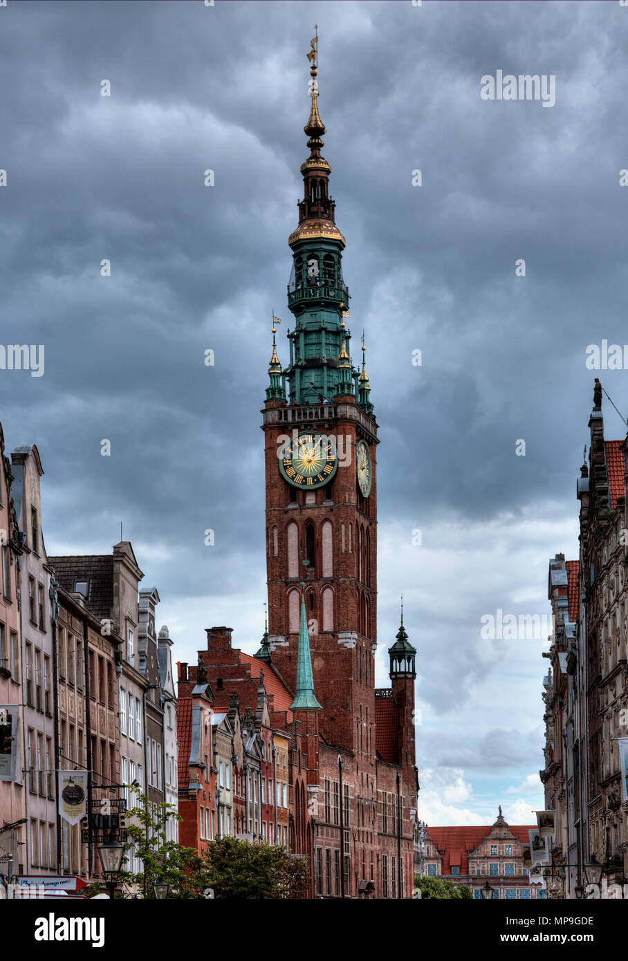 Danzig Gdansk Danzig. Danzig Rathaus. Rechtstädtisches Rathaus