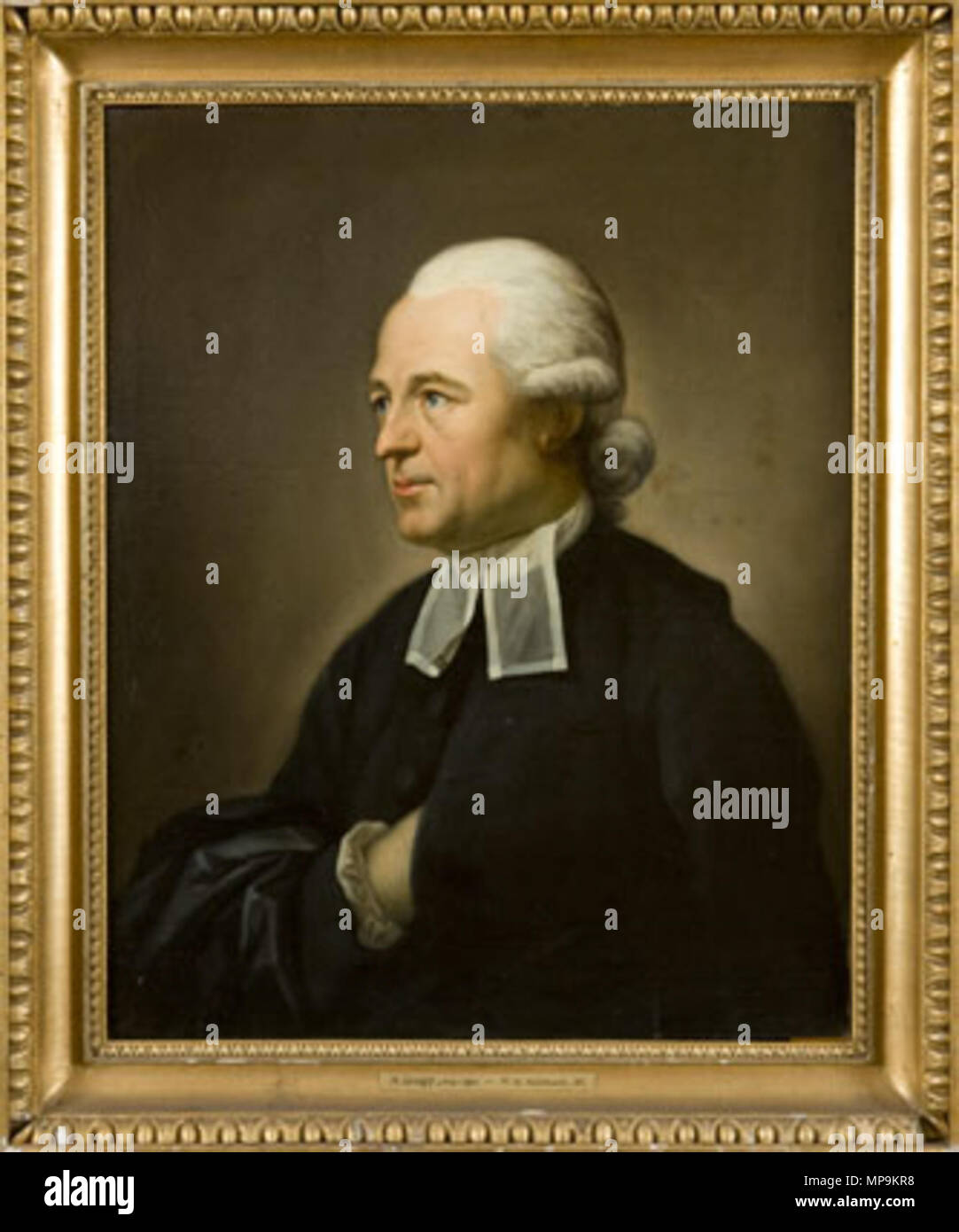 Porträt von Franz Volkmar Reinhard. Dies ist ein Foto des kulturellen Erbes Denkmal von Estland Nummer 21788. . 1805. 1047 Reinhard Franz Volkmar Stockfoto