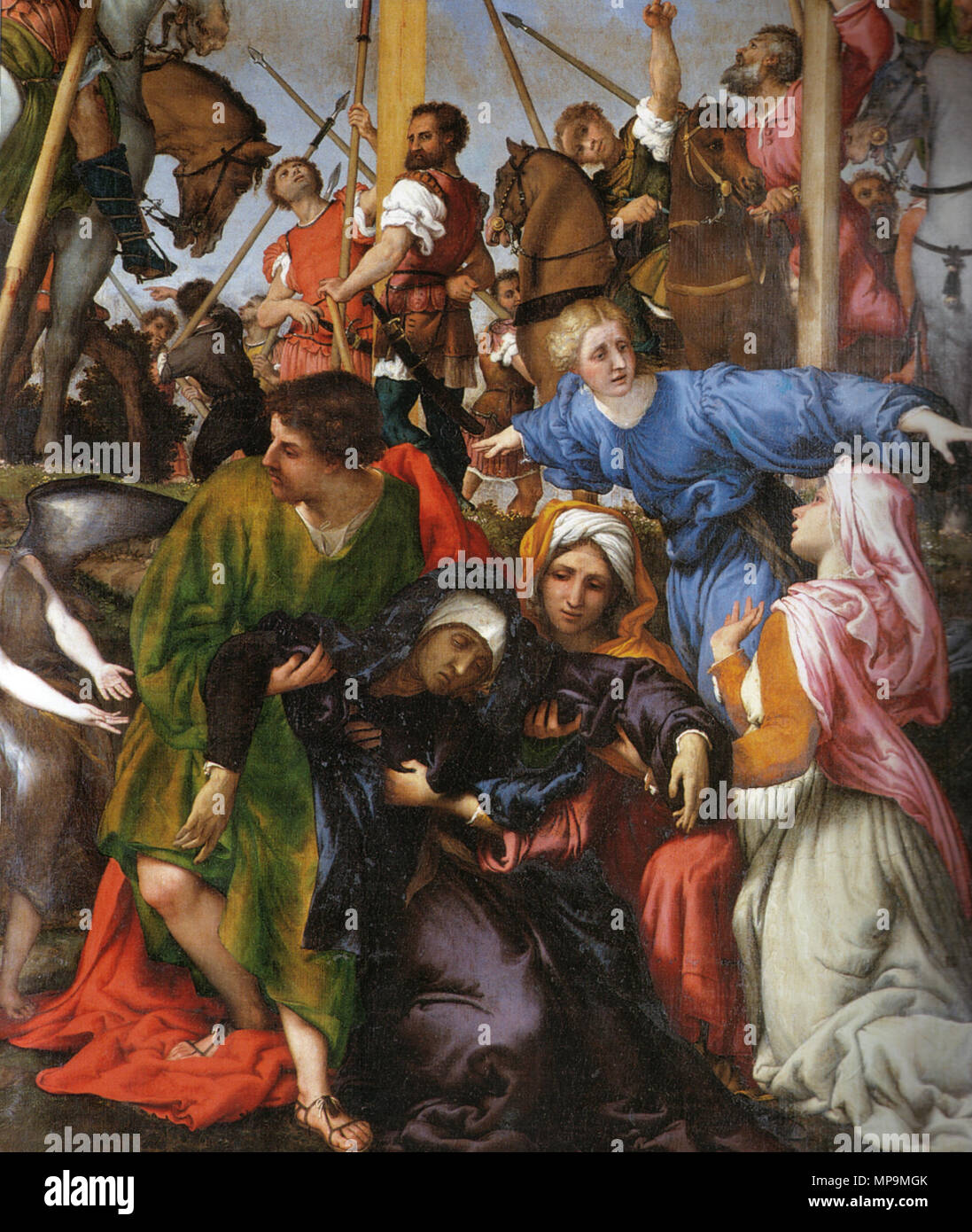 Kreuzigung. Detail. 1531. 821 Lotto, crocifissione, 02. Stockfoto