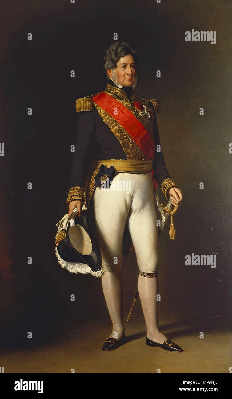 Louis Philippe, König der Franzosen (1773-1850). Englisch: Portrait von Louis-Philippe, König der Franzosen. 1845. 825 Louis-Philippe, König der Franzosen - Winterhalter 1845 Stockfoto