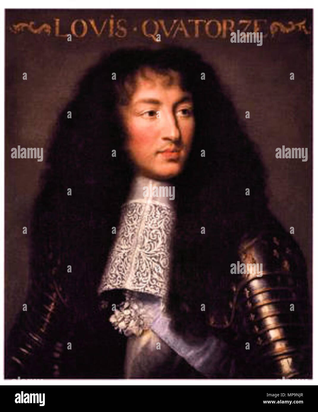 . Français: Louis XIV, Roi de France et de Navarre. ca. 1662. 825 Louis 14-1 Stockfoto