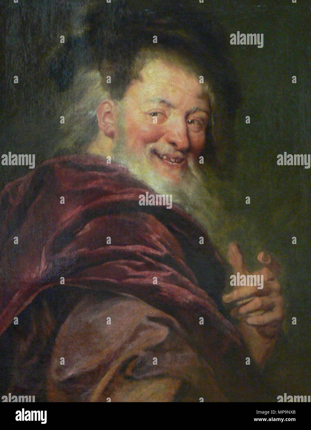 Französisch: Democrite Democritus 1692. 827 Louvre-peinture-francaise-p 1020335 Stockfoto