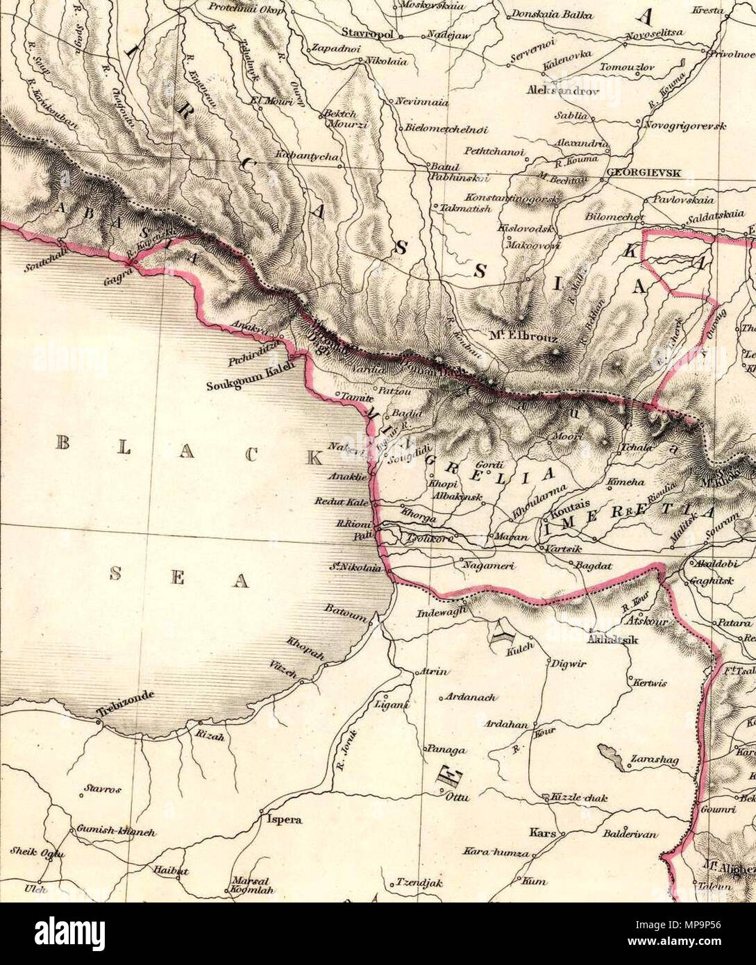 . Englisch: Sharpe die entsprechenden Karten. Russland im Kaukasus. London - von Chapman und Halle, 186 Strand, 1847 veröffentlicht. Gg-Serie. 1847. John sharpe (1777-1860); Joseph Wilson Lowry (1803-1879) Alternative Namen Lowry, J.W. Beschreibung britischen Graveur Geburtsdatum / Tod vom 7. Oktober 1803 vom 10. Juni 1879 Behörde: Q 6288013 VIAF: 41690671 ISNI: 0000 0000 7379 2871 ULAN: 500056859 LCCN: Nr: 35891264 90023562 NLA WorldCat 828 Lowry, W.; Sharpe, J. in Russland im Kaukasus. 1847 (E) Stockfoto