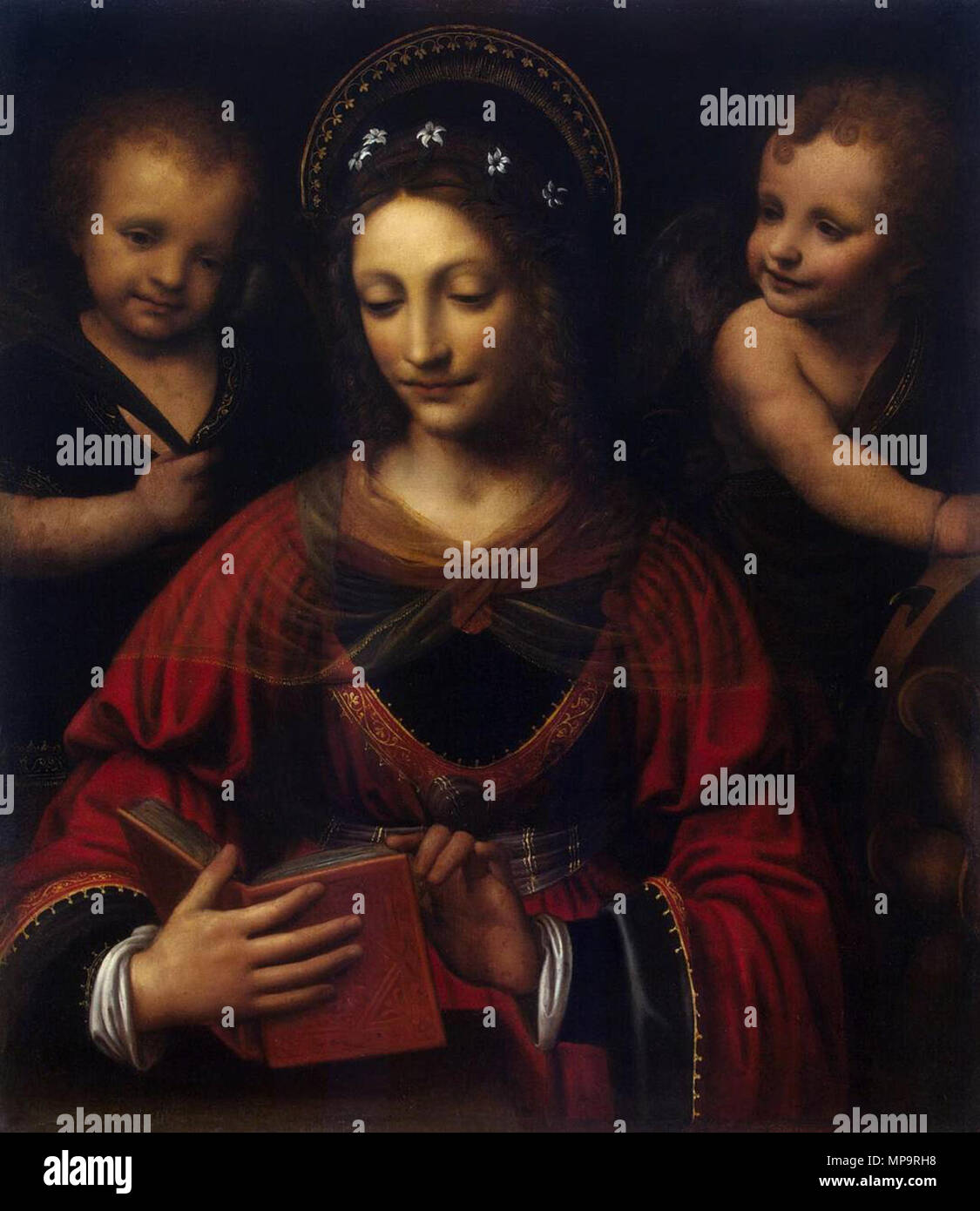 Italienisch: Santa Caterina St Catherine zwischen 1527 und 1531. 833 Bernardino Luini-Saint Catherine - WGA 13757 Stockfoto