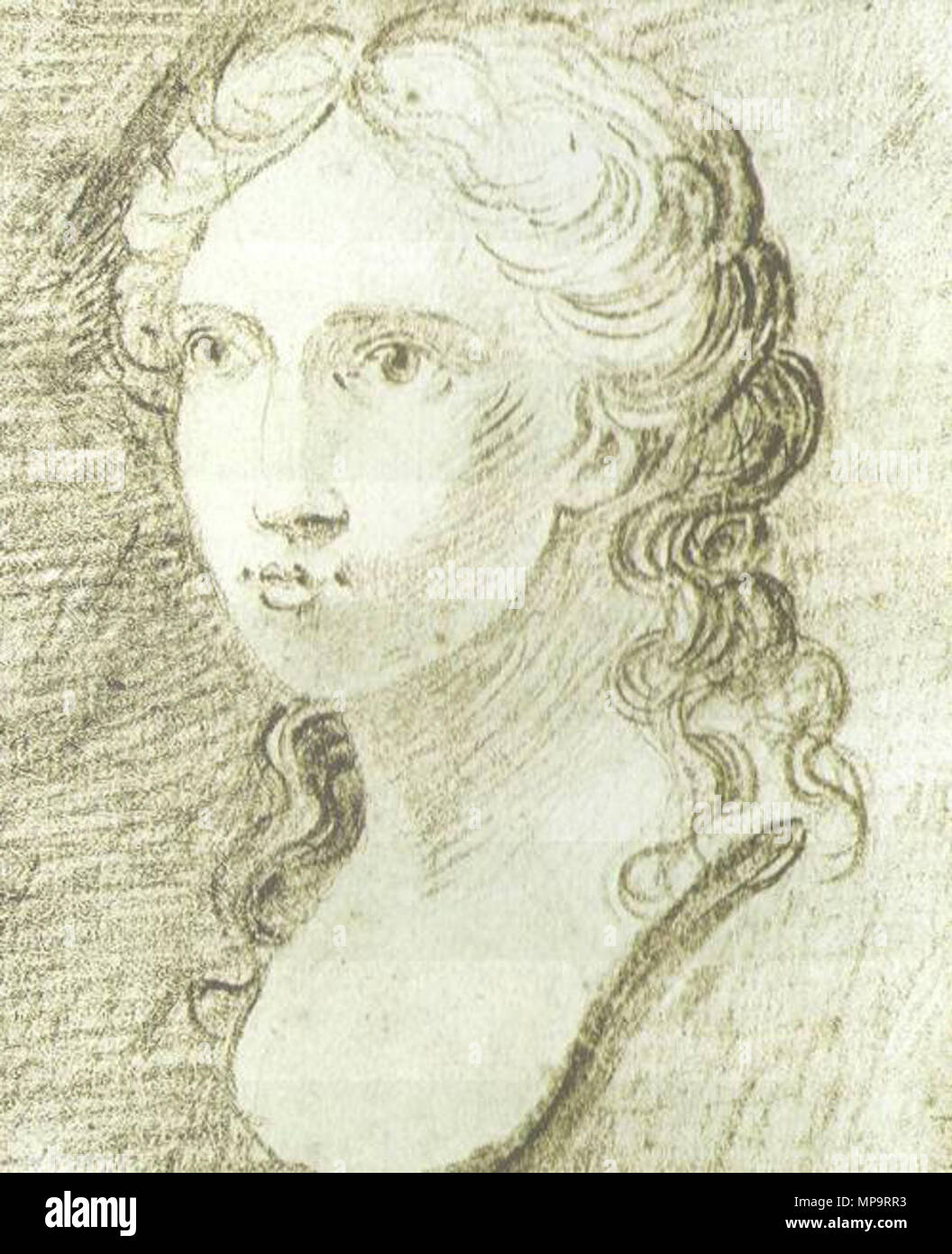. Englisch: Portrait von Luisa Sanfelice. 18. Jahrhundert AD. Unbekannt 834 Luisa Sanfelice - Porträt Stockfoto