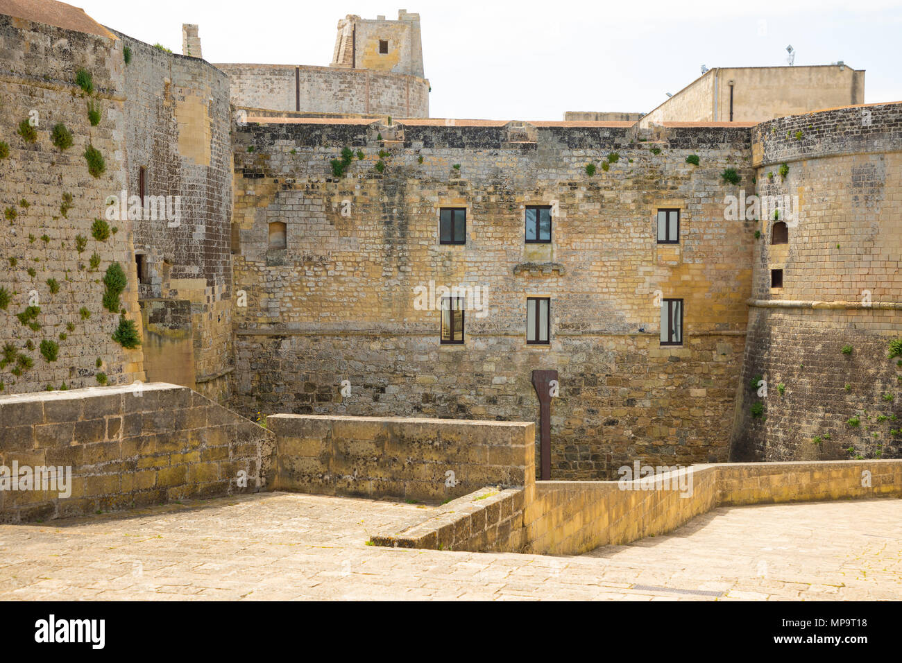 Kastell von Otranto im südlichen Teil von Italien, Europa Stockfoto