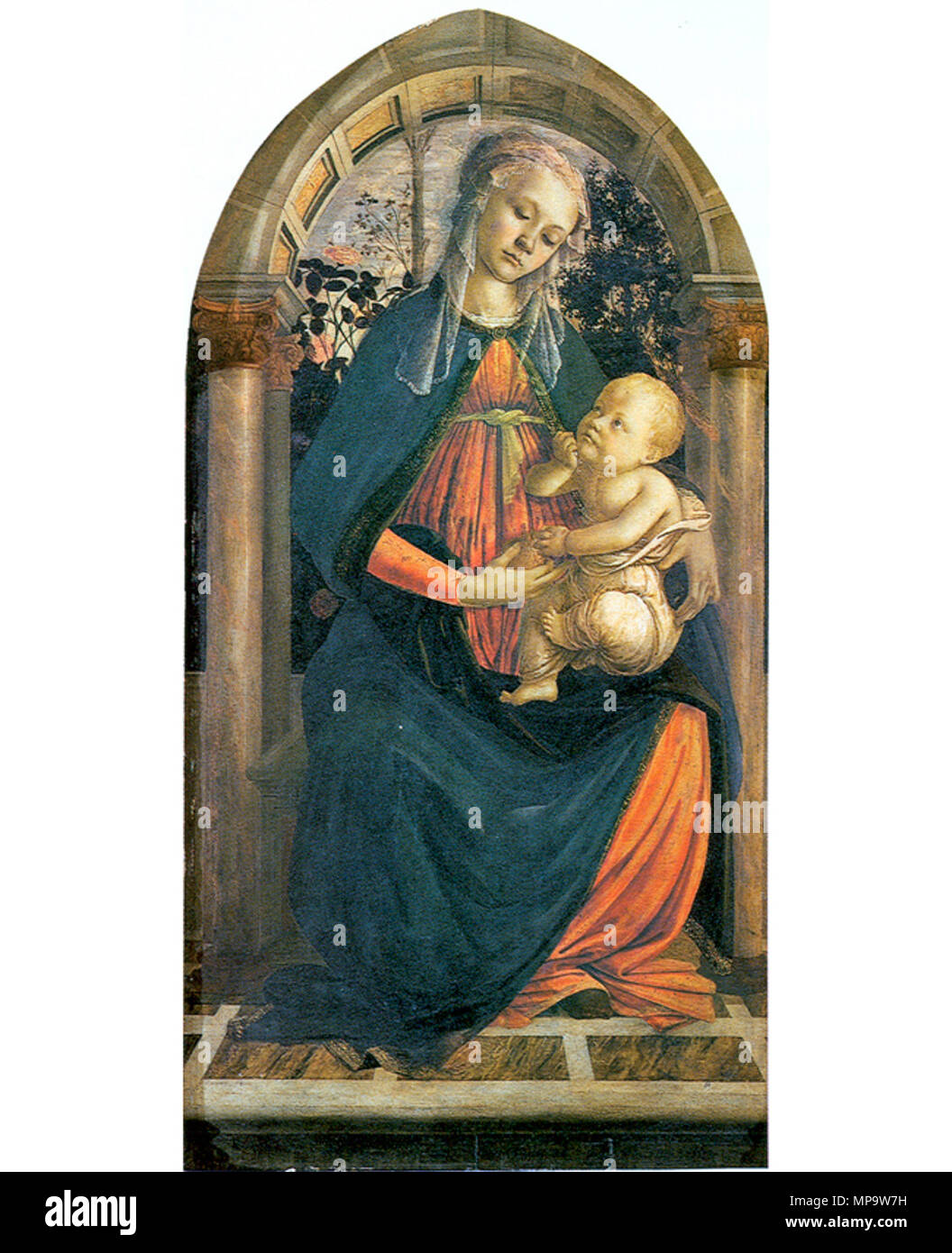 . Français: Madonna del Roseto. 1470. Sandro Botticelli (1445 - 1510) Alternative Namen Geburt Name: Allessandro Filipepi Sandro Filipepi Alessandro di Mariano Filipepi Alessandro di Mariano Filipepi Botticelli Beschreibung italienischen Maler und Künstler Geburtsdatum / Tod vom 1. März 1445 17. Mai 1510 Ort der Geburt / Tod Florenz Florenz Arbeitsort Florenz (1469-1481), Pisa (1475), Rom (1481-1482), Florenz (1482 - 1490), Volterra (Ca. 1483), Mantua (1502), Florenz (1503 - 1510) Kontrolle: Q 5669 VIAF: 19686406 ISNI: 0000 0001 2099 4768 ULAN: 500015254 79022942 LCCN: n NLA: Stockfoto