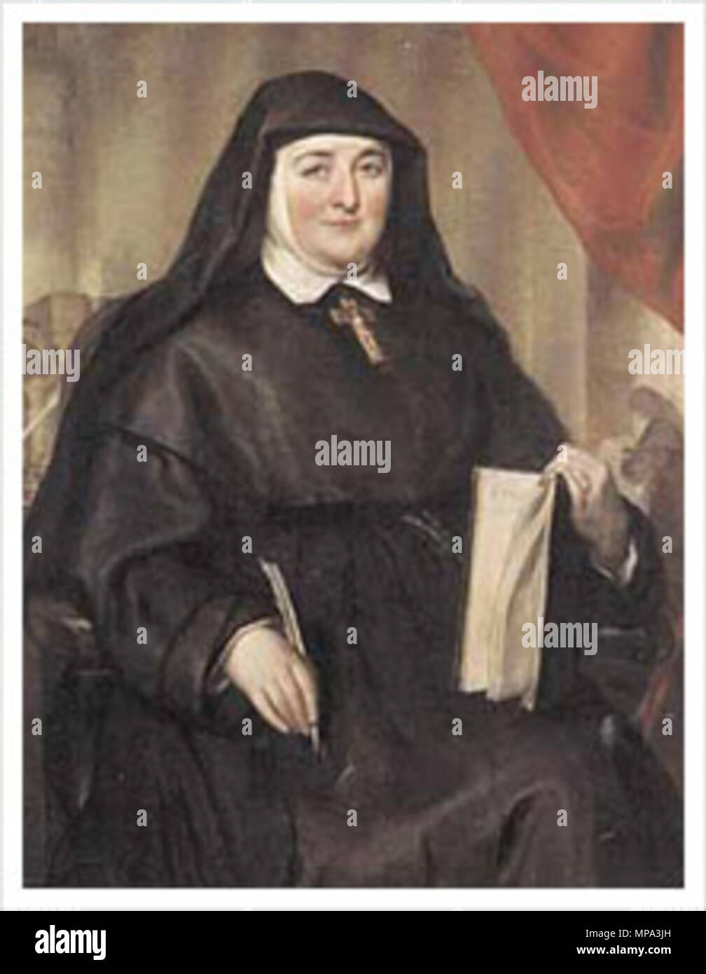 . Englisch: Portrait von Mary Aikenhead (1787-1858), Gründerin der Schwestern der Barmherzigkeit von Nicholas Joseph Crowley (1819 - 1857). 22 Juni 2014, 14:03:45. Nicholas Joseph Crowley (1819 - 1857) 867 Mary Aikenhead - NEW JERSEY Crowley Stockfoto