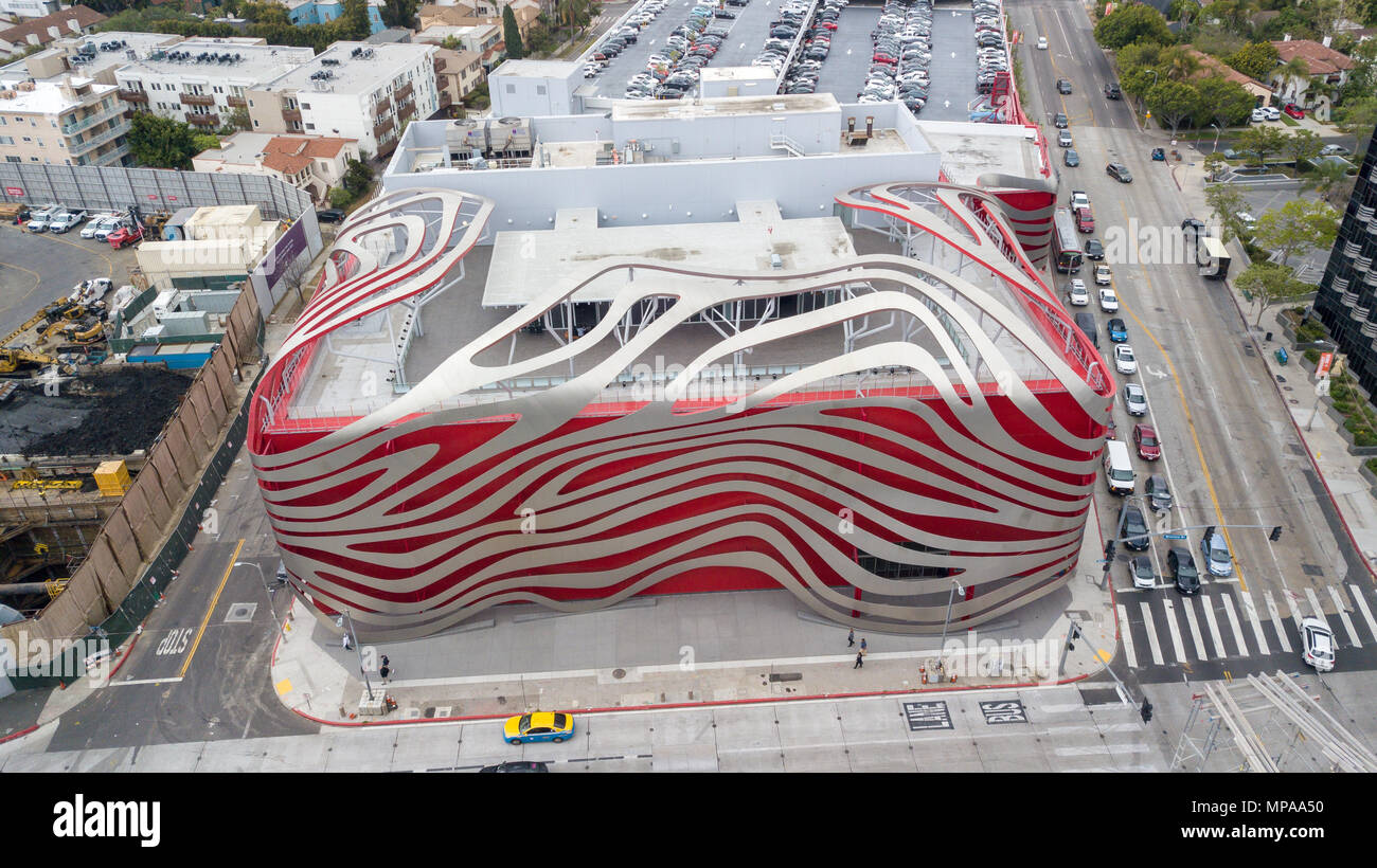 Petersen Automotive Museum, Los Angeles, Kalifornien Stockfoto