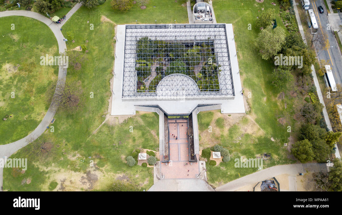 Die George C Seite Museum von La Brea Entdeckungen, La Brea Tar Pits, Los Angeles, Kalifornien Stockfoto