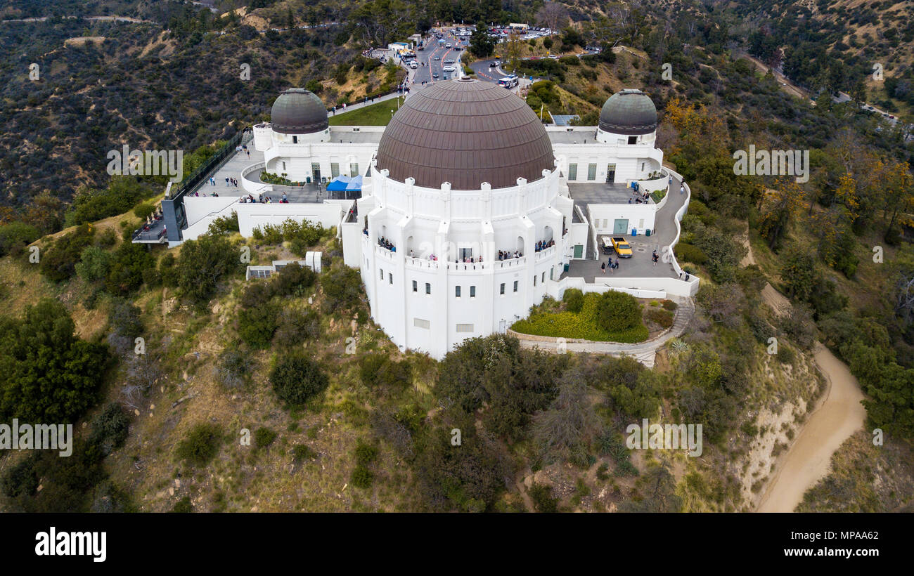 Griffith Observatory, Los Angeles, Kalifornien Stockfoto
