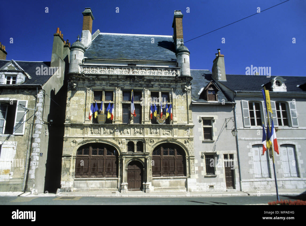 1988 historische Hotel de Ville Loir et Cher BLOIS FRANKREICH Stockfoto