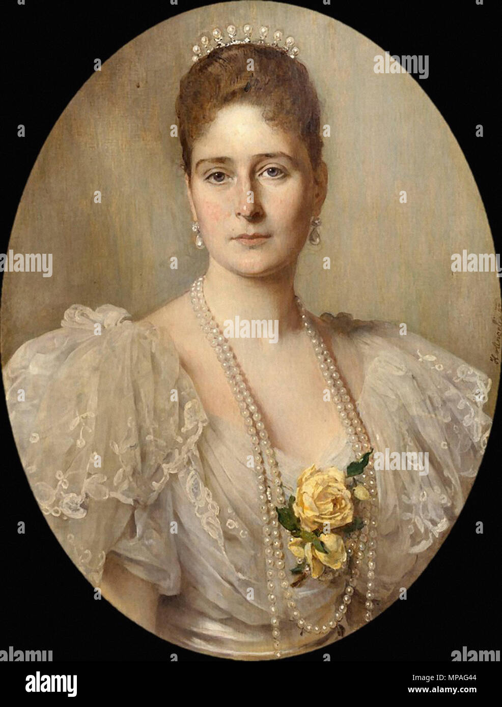 Angeli Heinrich-von-Alexandra Feodorovna Zarin von Russland Stockfoto