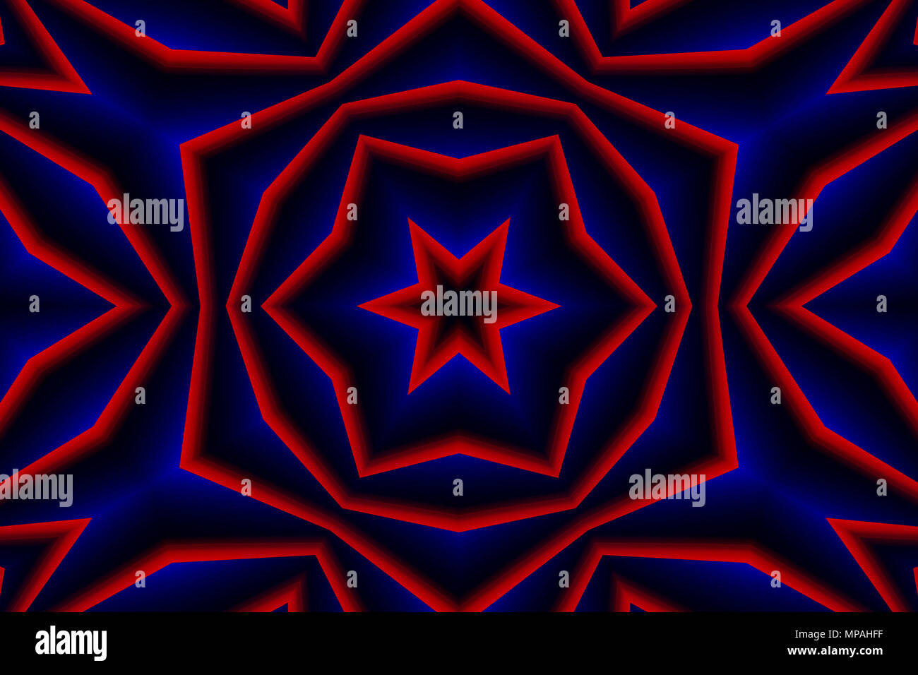Rot Blau abstrakt Hintergrund Stockfoto