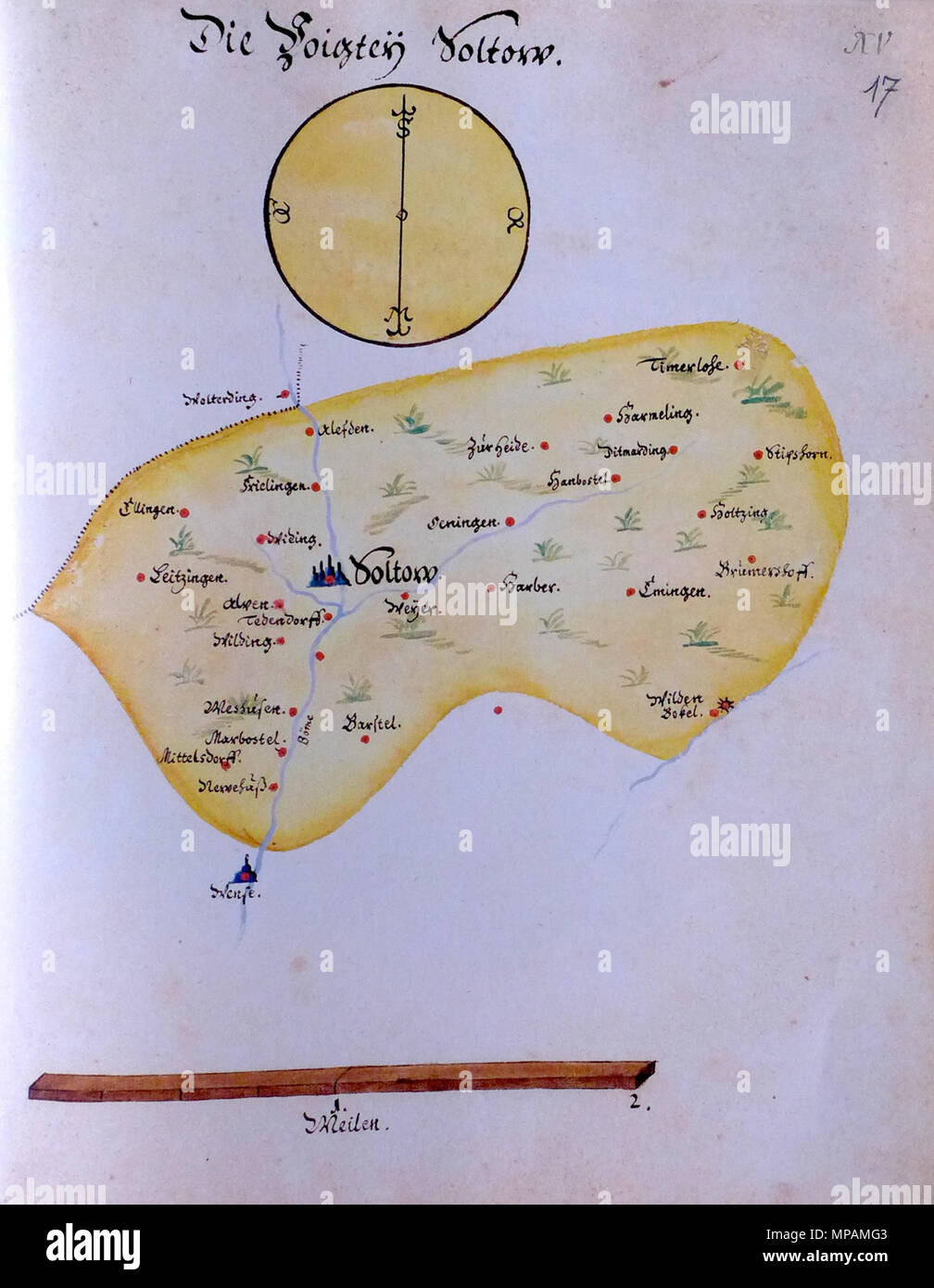 . English: Ämteratlas des Fürstentums Lüneburg von Johannes Mellinger, um 1600. 30 Oktober 2013, 18:04:00 Uhr. Johannes Mellinger (1540 - 1603) Alternative Namen Johann Mellinger; Johannis Mellinger Beschreibung deutsche Kartograph, Arzt und Lehrer Datum der Geburt / Tod 1538 Mai 1603 Ort der Geburt / Todes Halle, Deutschland Celle, Deutschland Authority control: Q 20607326 VIAF: 18088035 ISNI: 0000 0001 1601 9839 LCCN: Nr 2001044085 GND: 121783758 SUDOC: 195193563 WorldCat 882 Mellinger 17. Stockfoto