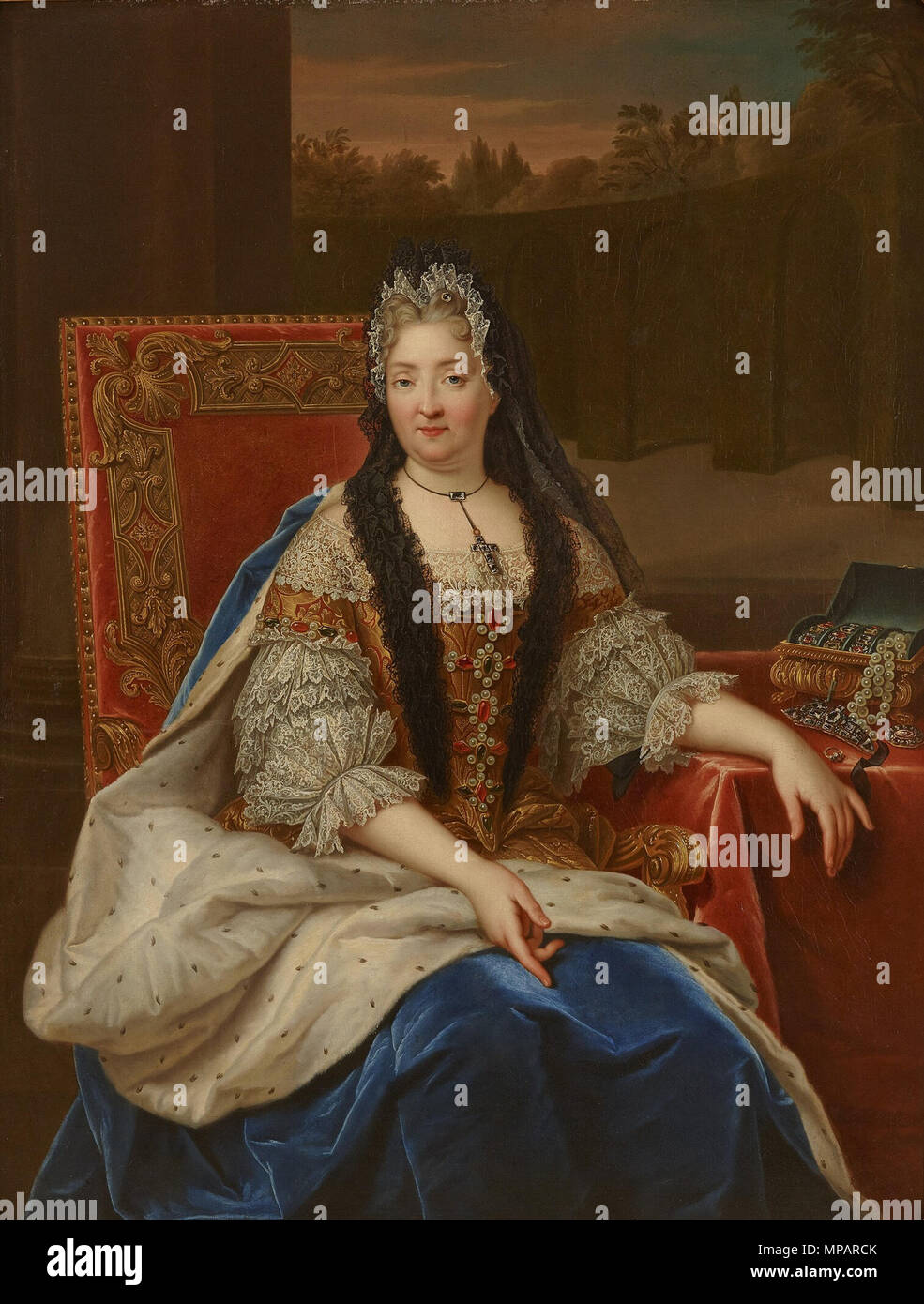 Charlotte de La Mothe-Houdancourt circa 1717. 892 Mignard, Madame de Ventadour Stockfoto