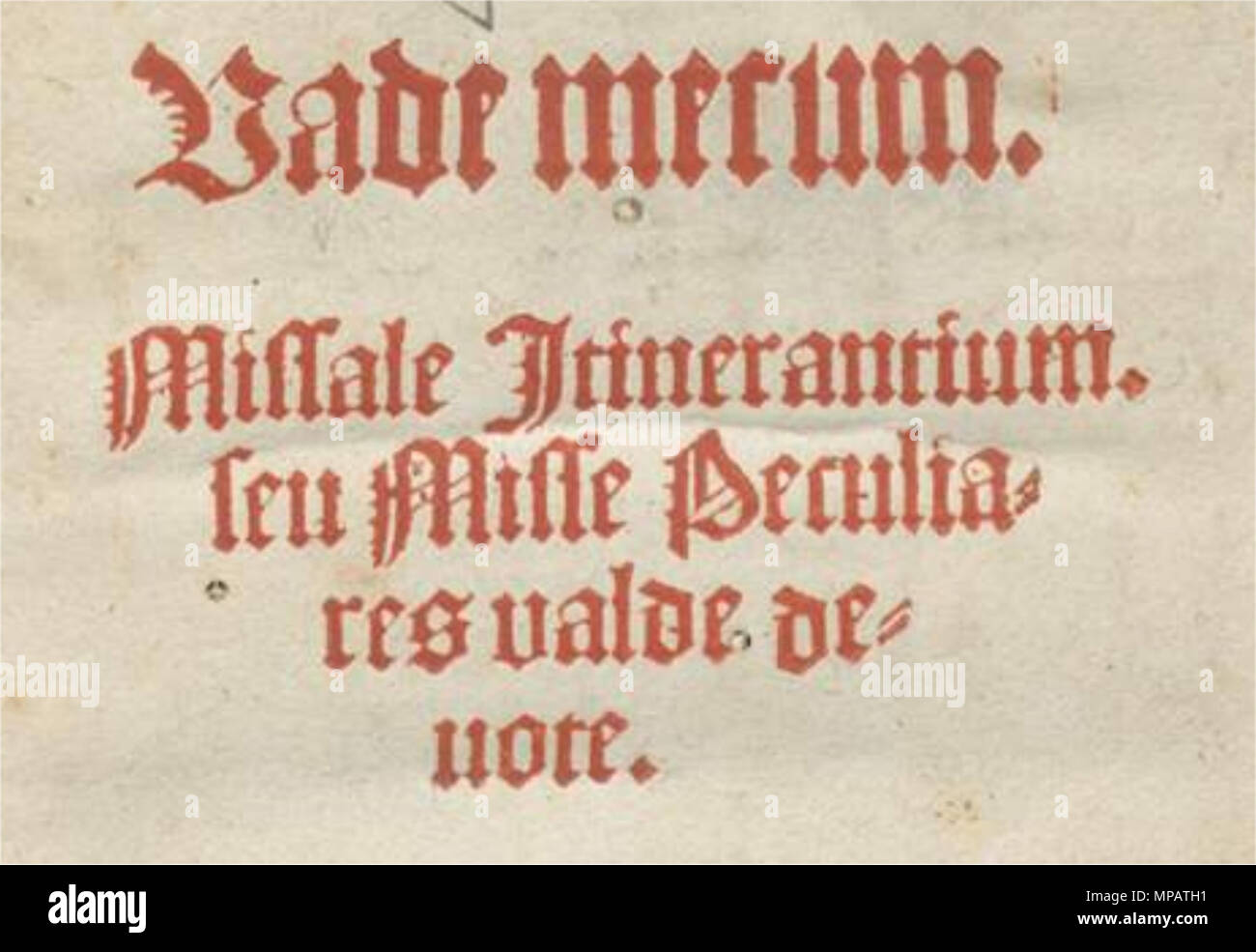 Englisch Von Der Titelseite Eines Spatmittelalterlichen Pocket