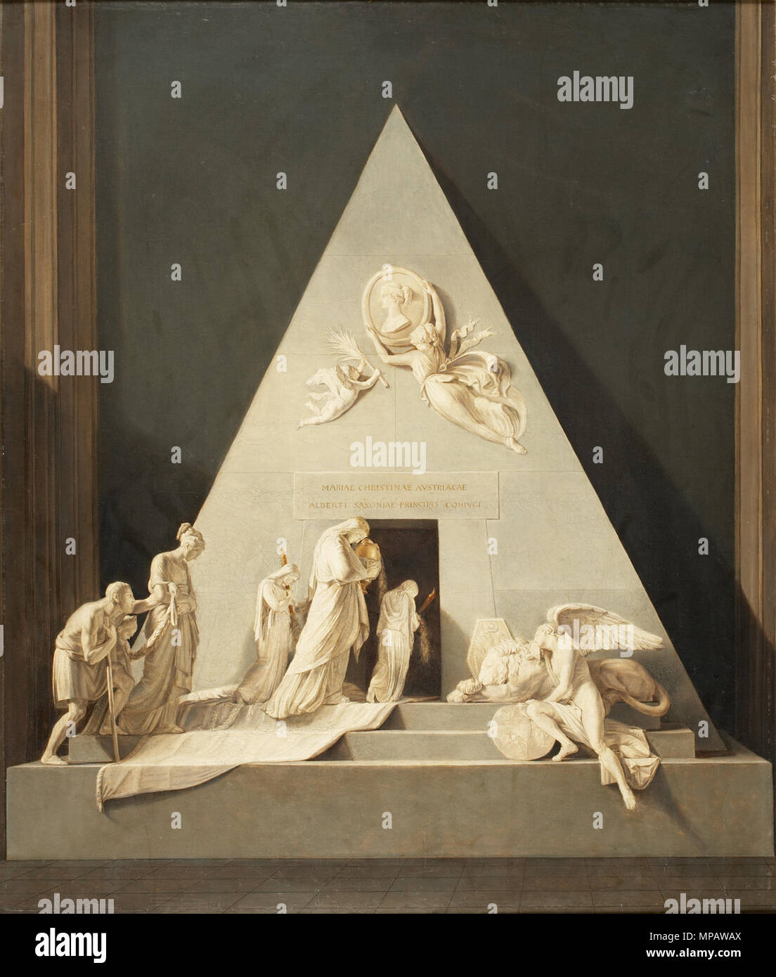 Y 1970-12 1153 Swagers, Charles, das Grab von Maria Christina von Österreich, von Antonio Canova, 1820s Stockfoto