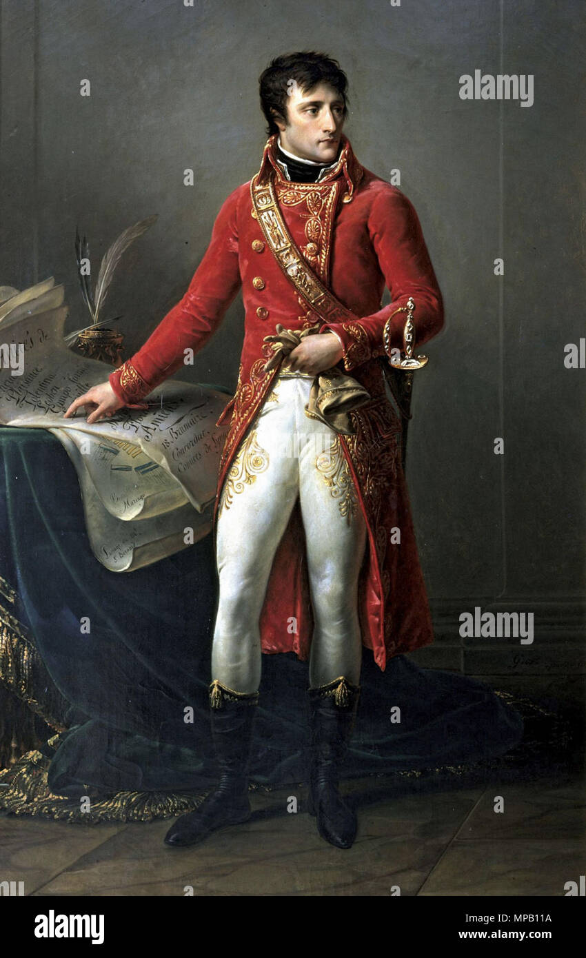 . Englisch: Ersten Konsul Napoléon Bonaparte Français: Bonaparte premier Consul. 1802. 917 Napoleon - 4 Stockfoto