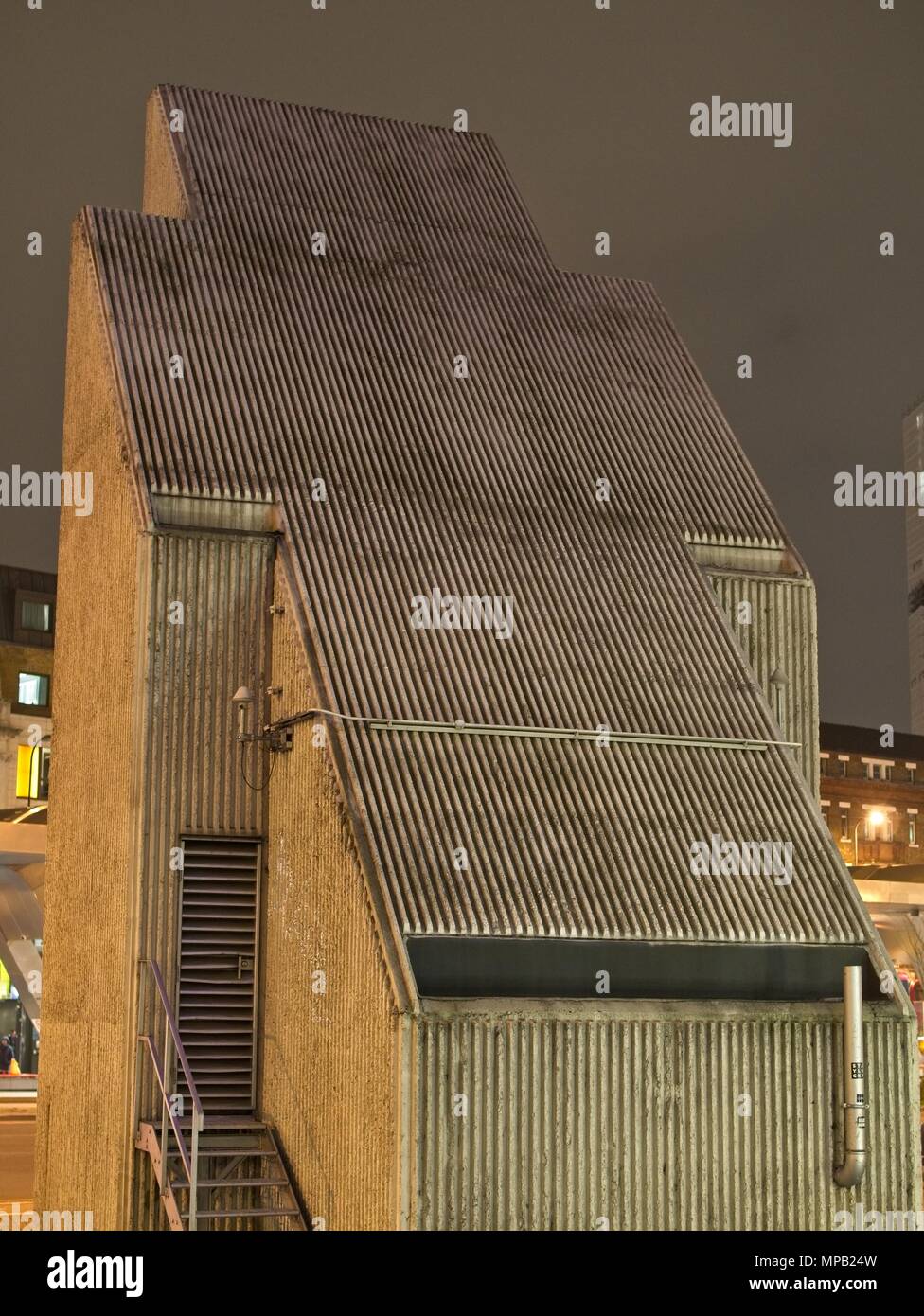 London, Großbritannien, 15. Januar 2018: London Underground Belüftungsschächte an der Vauxhall Station Stockfoto